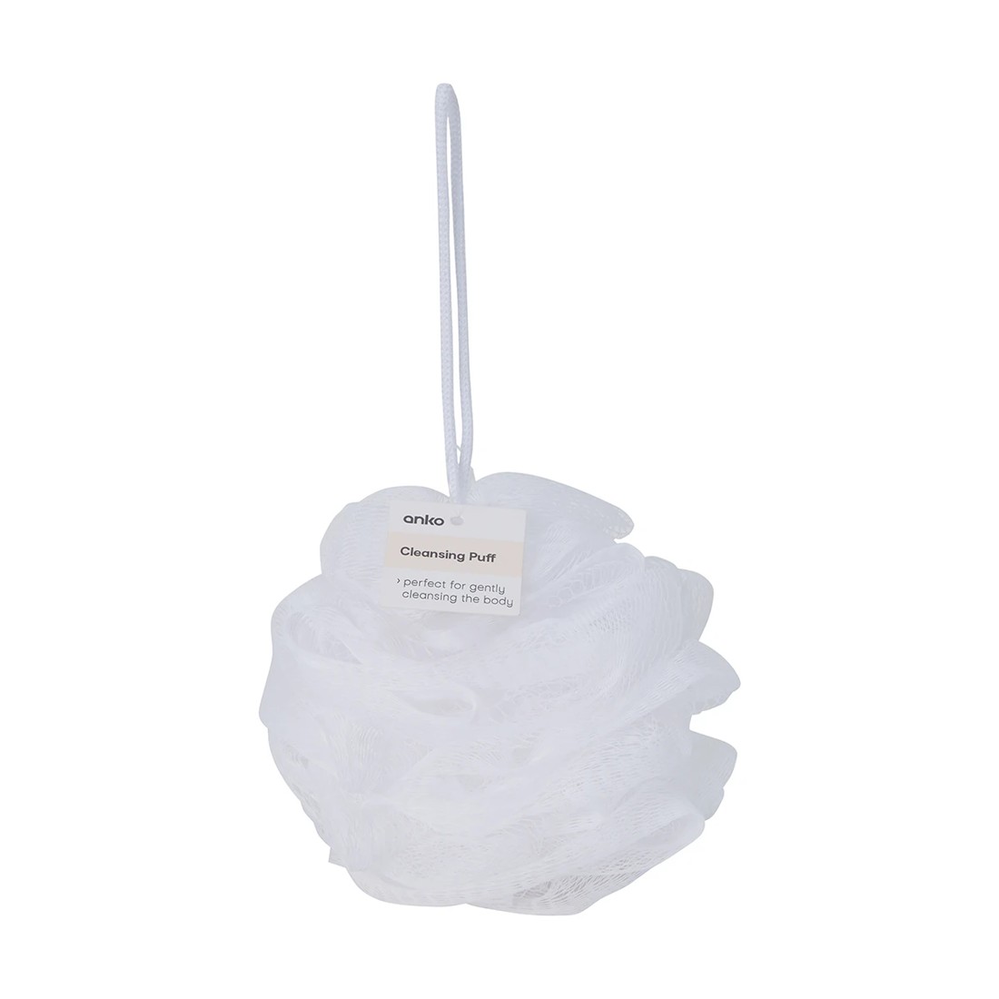 5 Cleansing Puff - White, 5 of 5