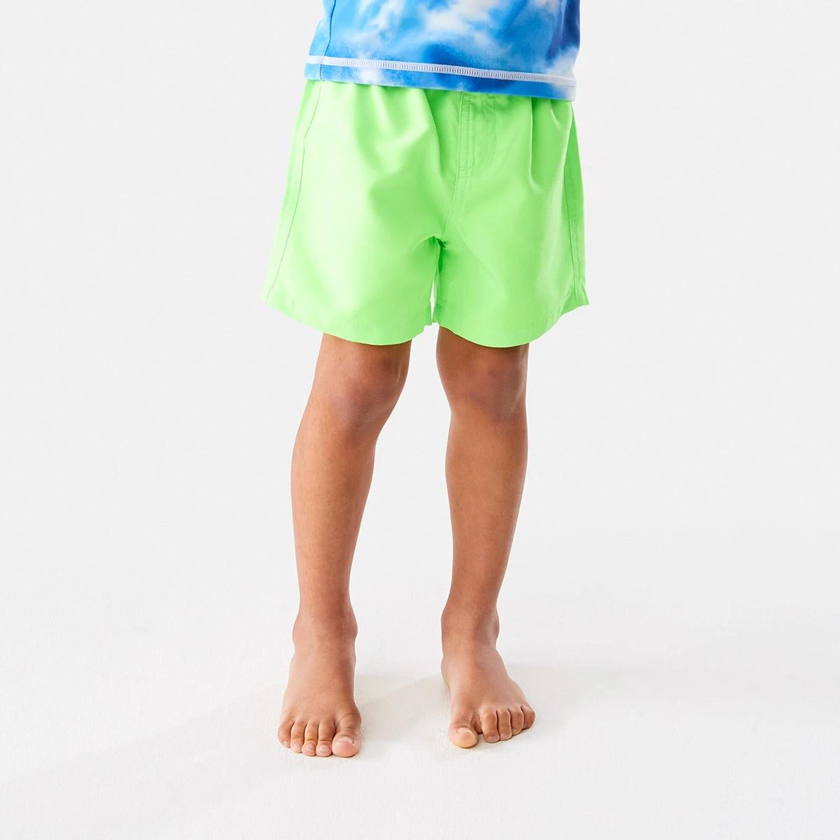 1 Plain Boardshorts Fluo Green, 1 of 9