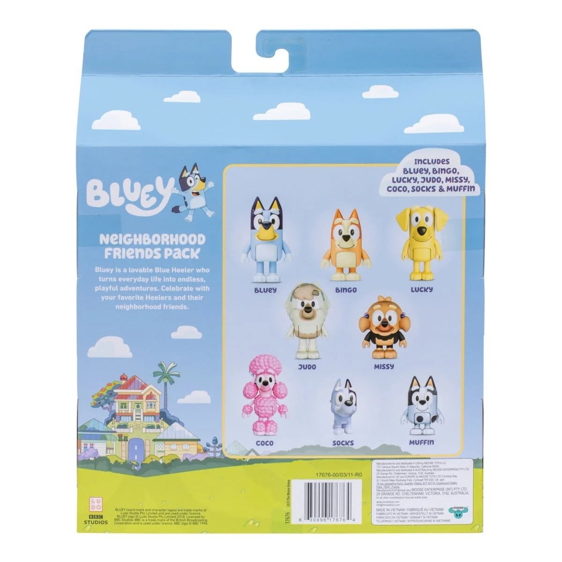 6 8 Pack Bluey Neighbourhood Friends Exclusive Playset, 6 of 6