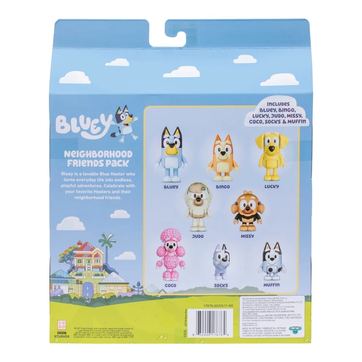 6 8 Pack Bluey Neighbourhood Friends Exclusive Playset, 6 of 6