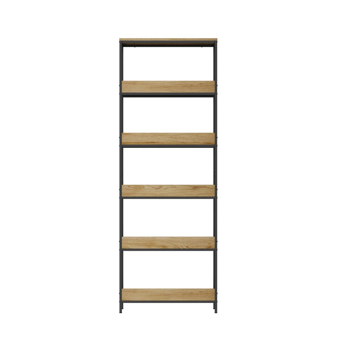 8 Oikiture Display Shelf 5 Tier Bookshelf Storage Shelves Stand Rack Bookcase
 - Natural, 8 of 9
