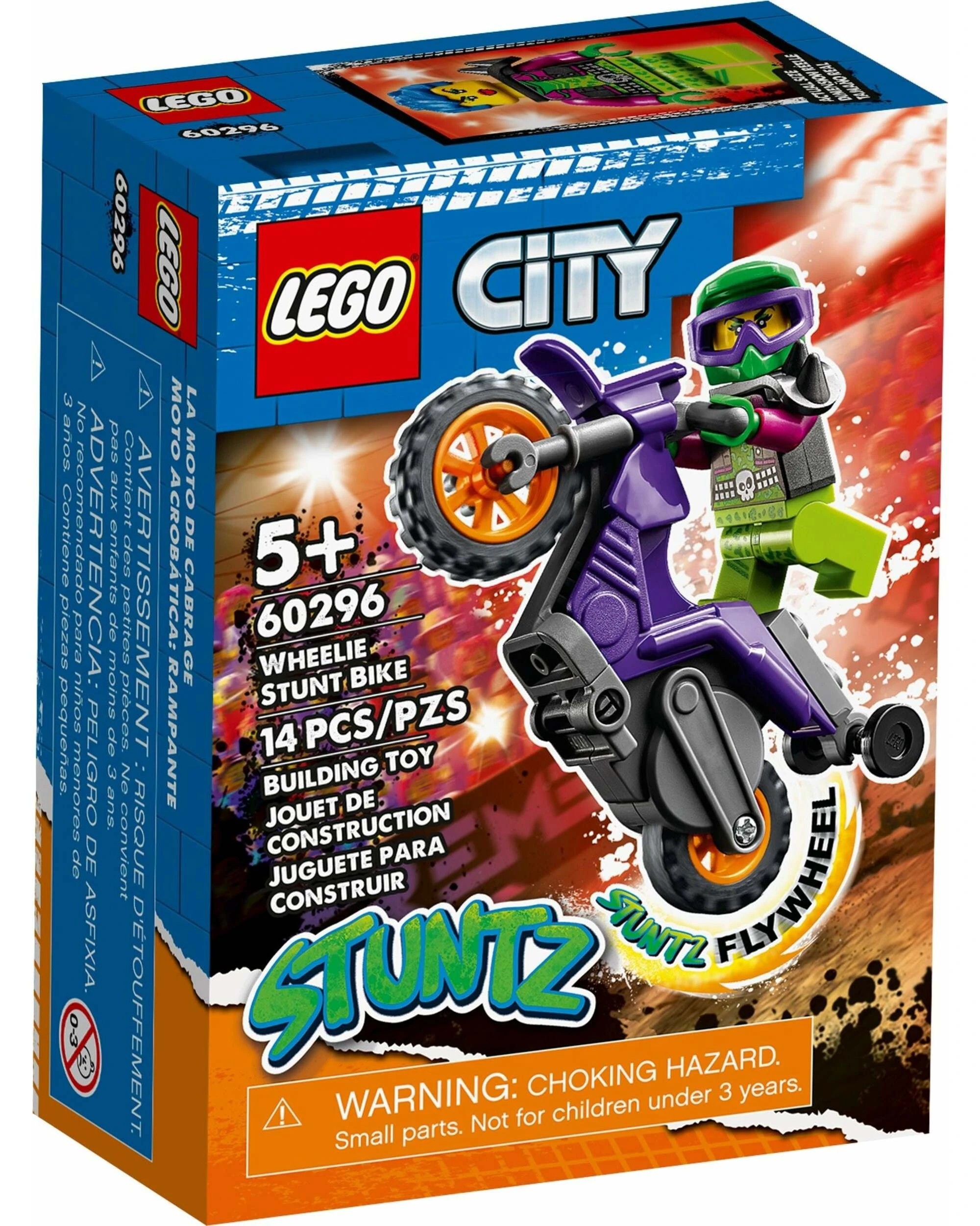 1 LEGO City 60296 : Wheelie Stunt Bike, 1 of 5