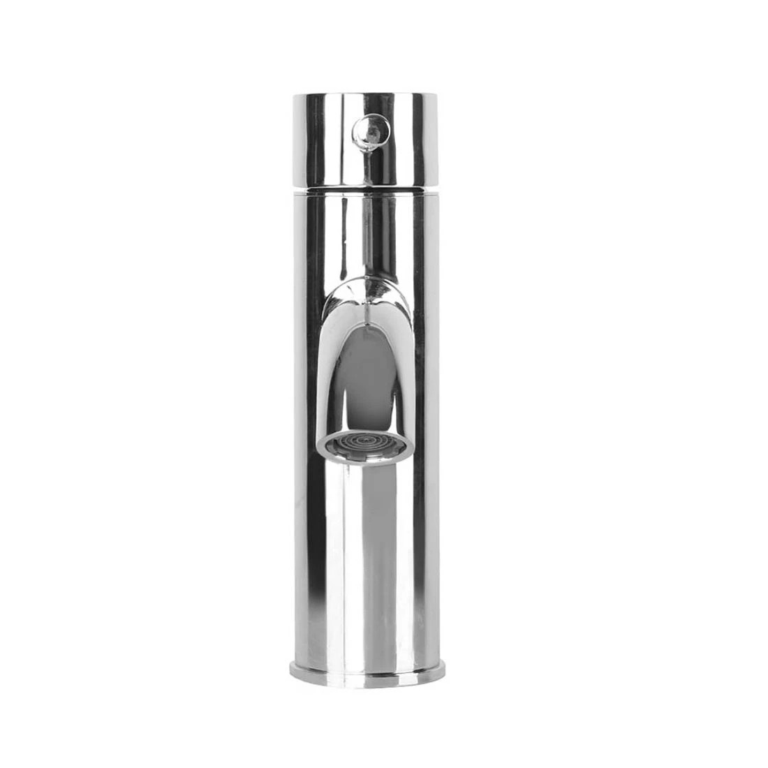 1 Cefito Bathroom Basin Mixer Tap Round Brass Faucet Vanity Laundry - Silver, 1 of 4