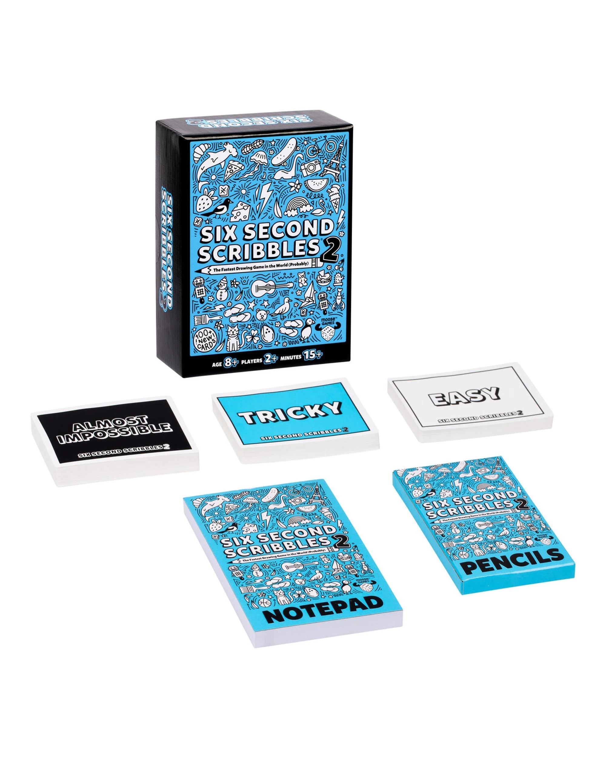 2 Six Second Scribbles 2 Card Game, 2 of 6