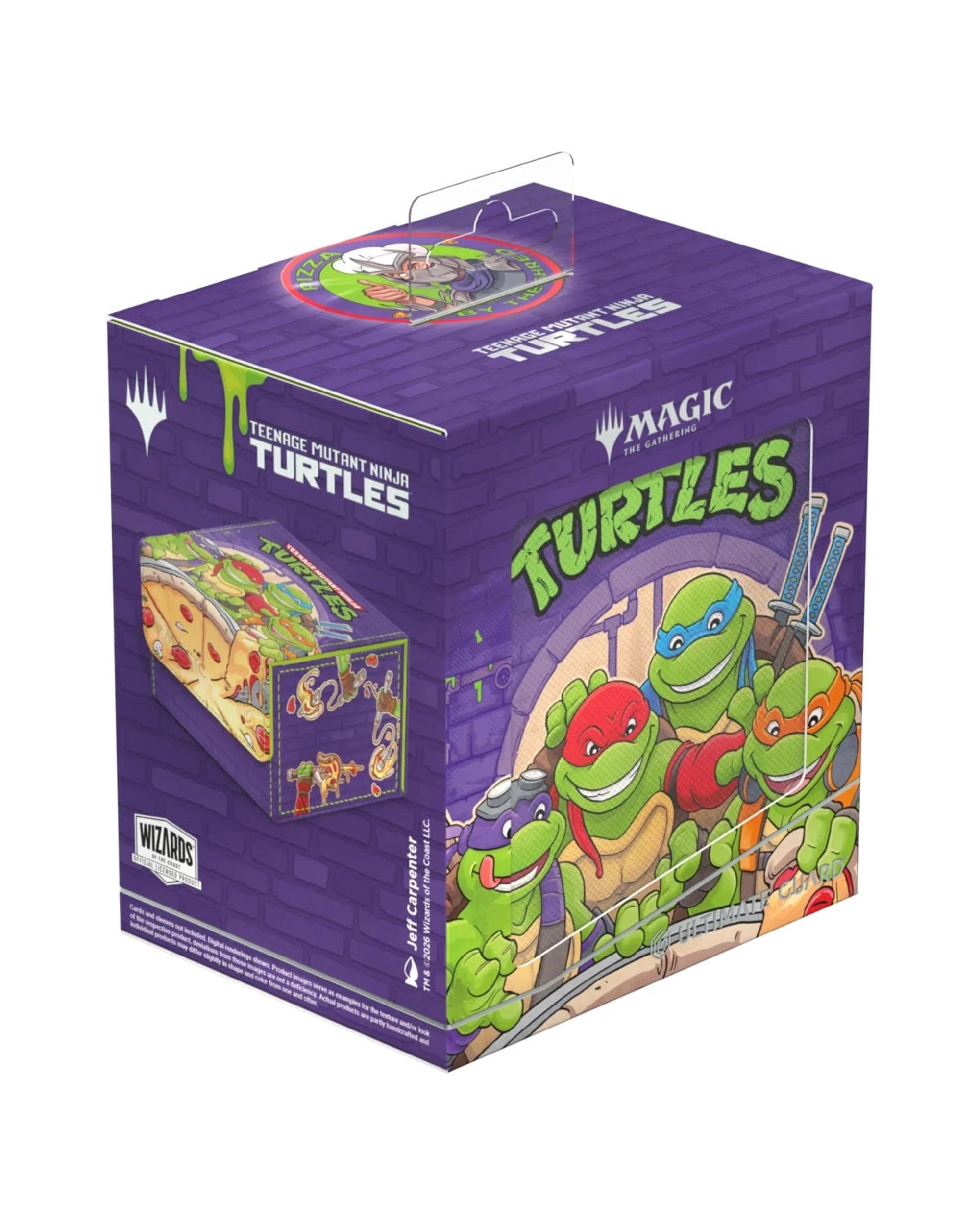 10 Ultimate Guard Magic The Gathering Teenage Mutant Ninja Turtles Sidewinder 133+ Xenoskin Pizza Box Beck Box - Purple, 10 of 10