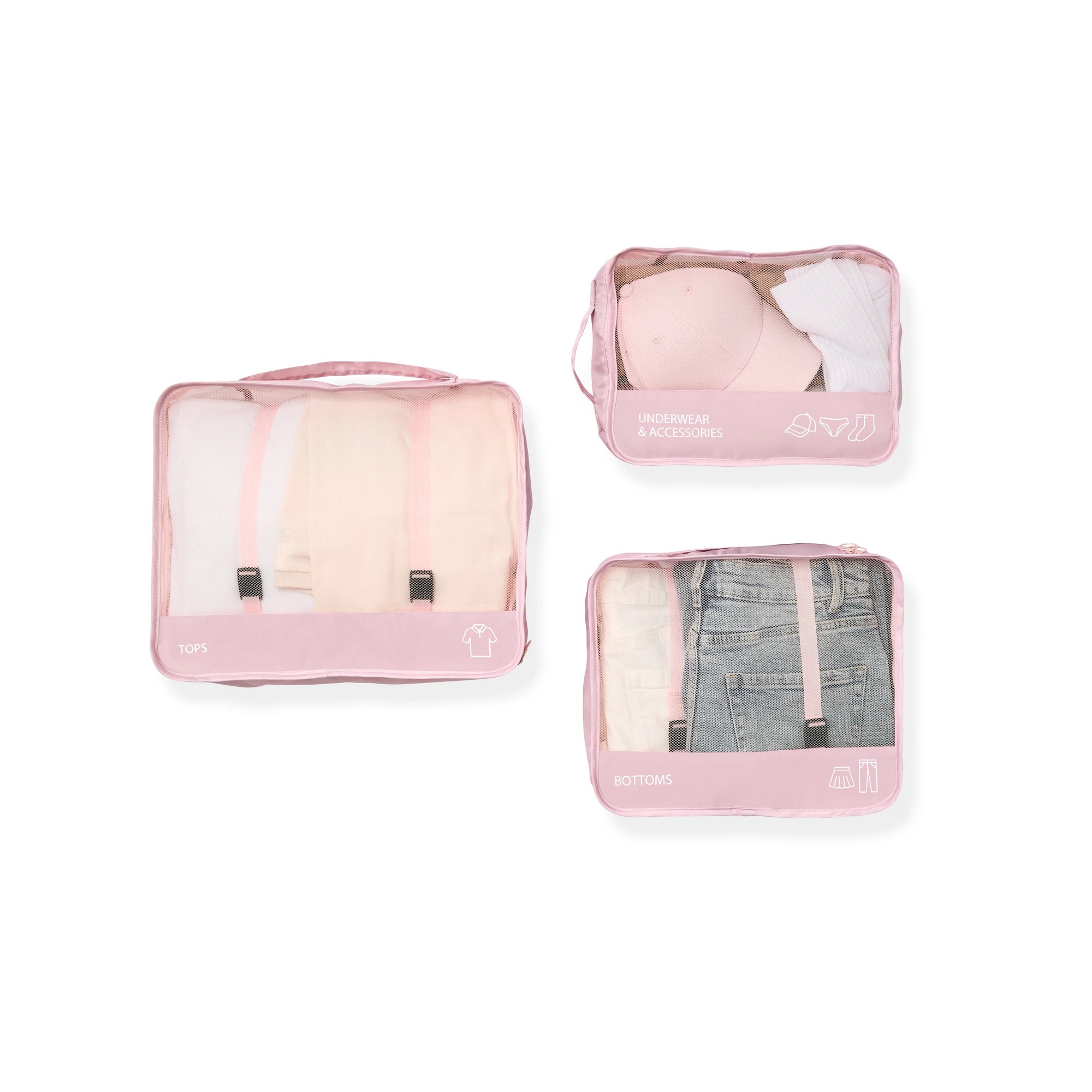 6 7 Piece Packing Cube - Pink, 6 of 10