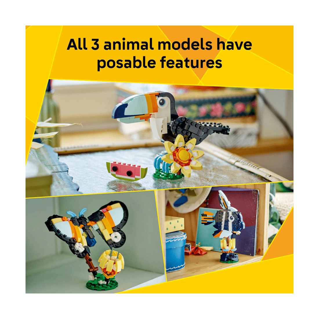 4 LEGO Creator Wild Animals: Tropical Toucan 31173, 4 of 10