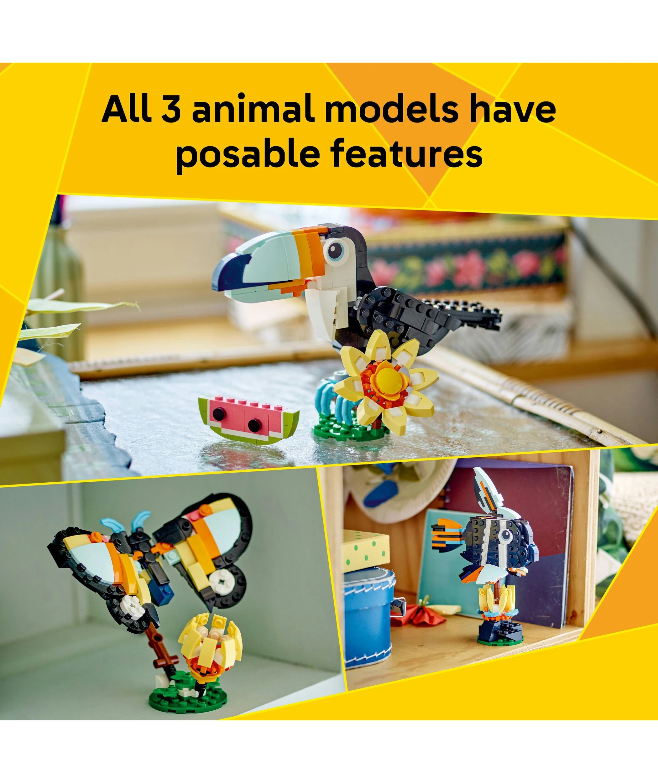 4 LEGO Creator Wild Animals: Tropical Toucan 31173, 4 of 10