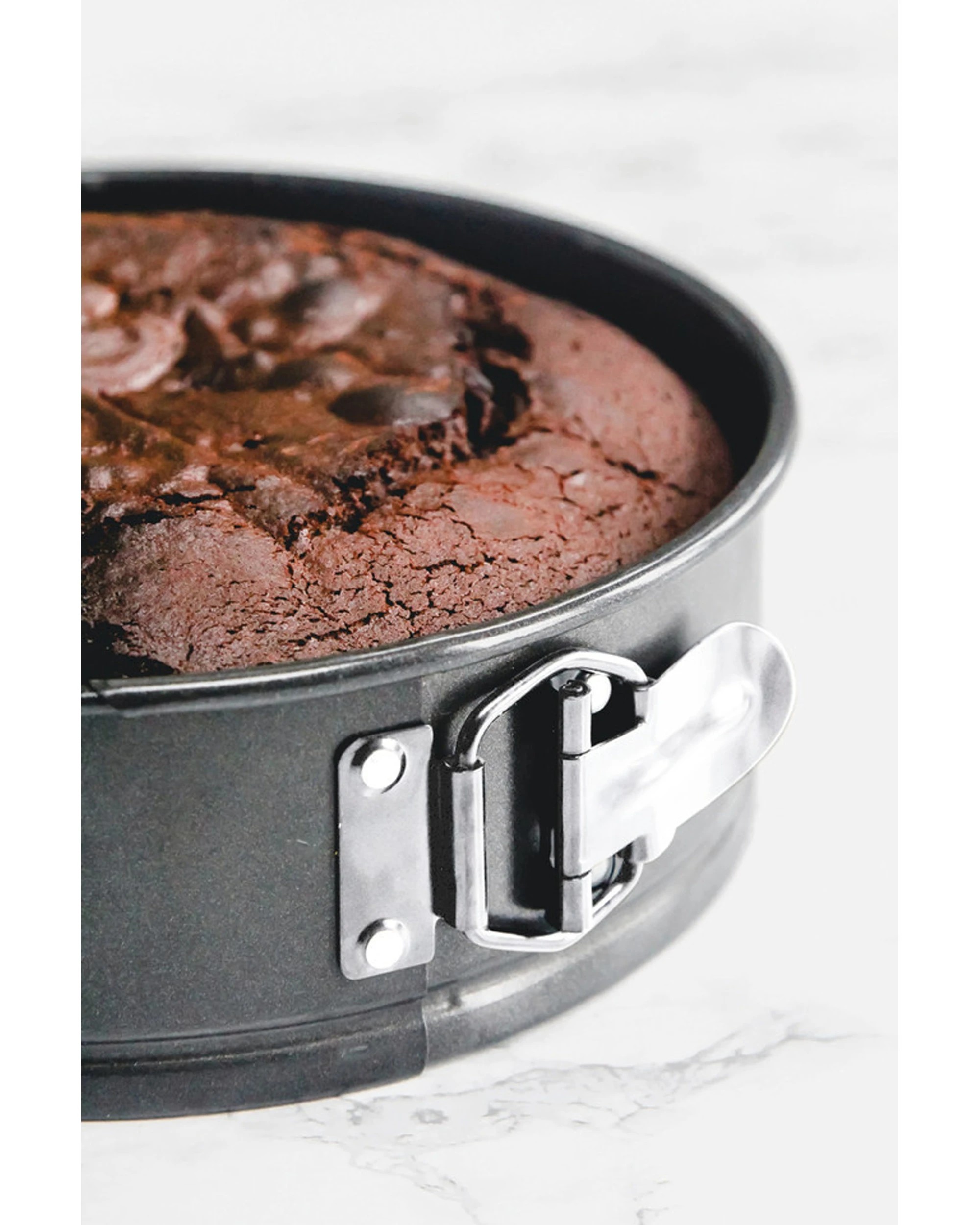 5 Mastercraft 23cm Springform Round Cake Pan Heavy-Duty Carbon Steel Non-Stick - Grey, 5 of 5