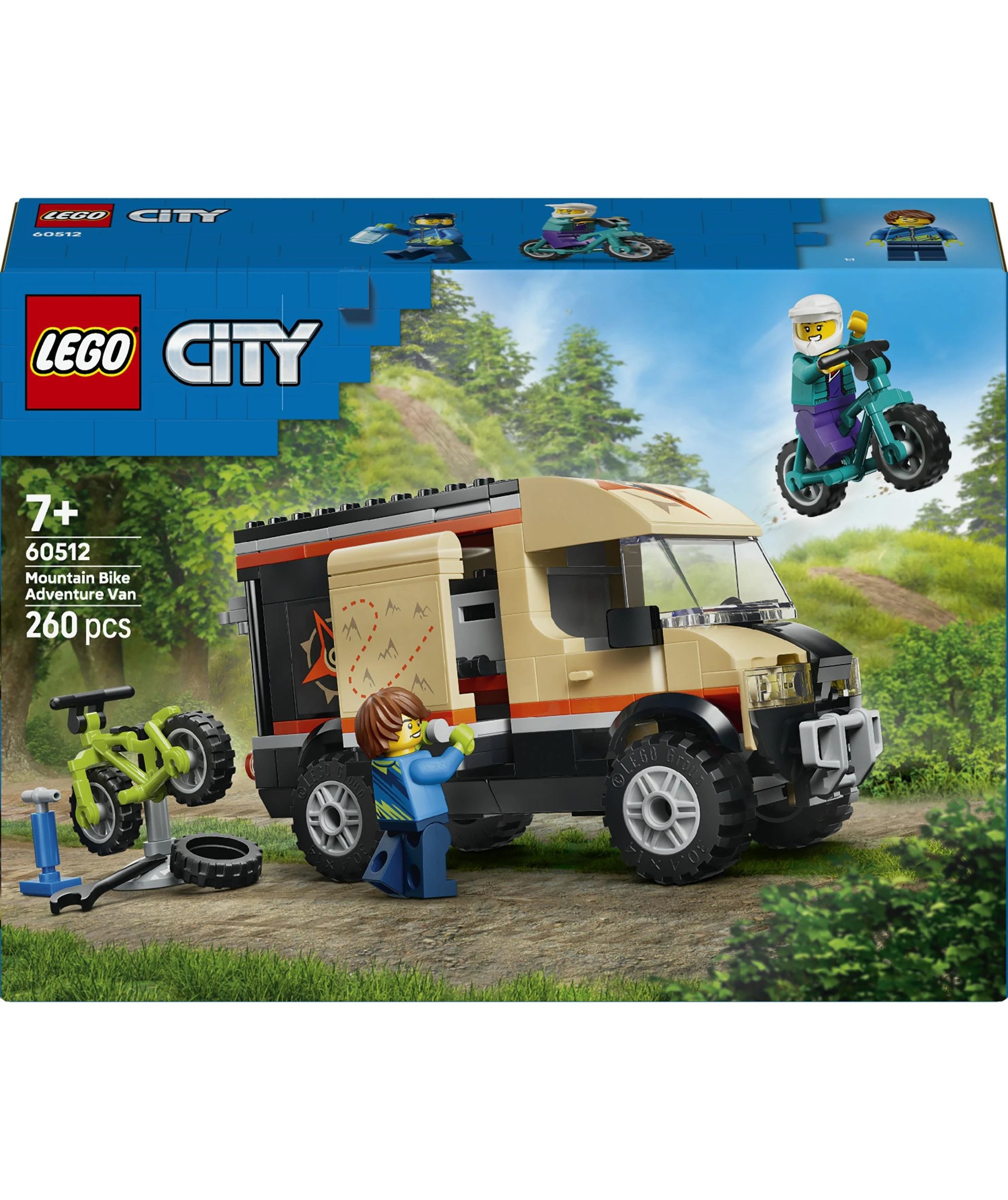 1 LEGO City Mountain Bike Adventure Van 60512, 1 of 9