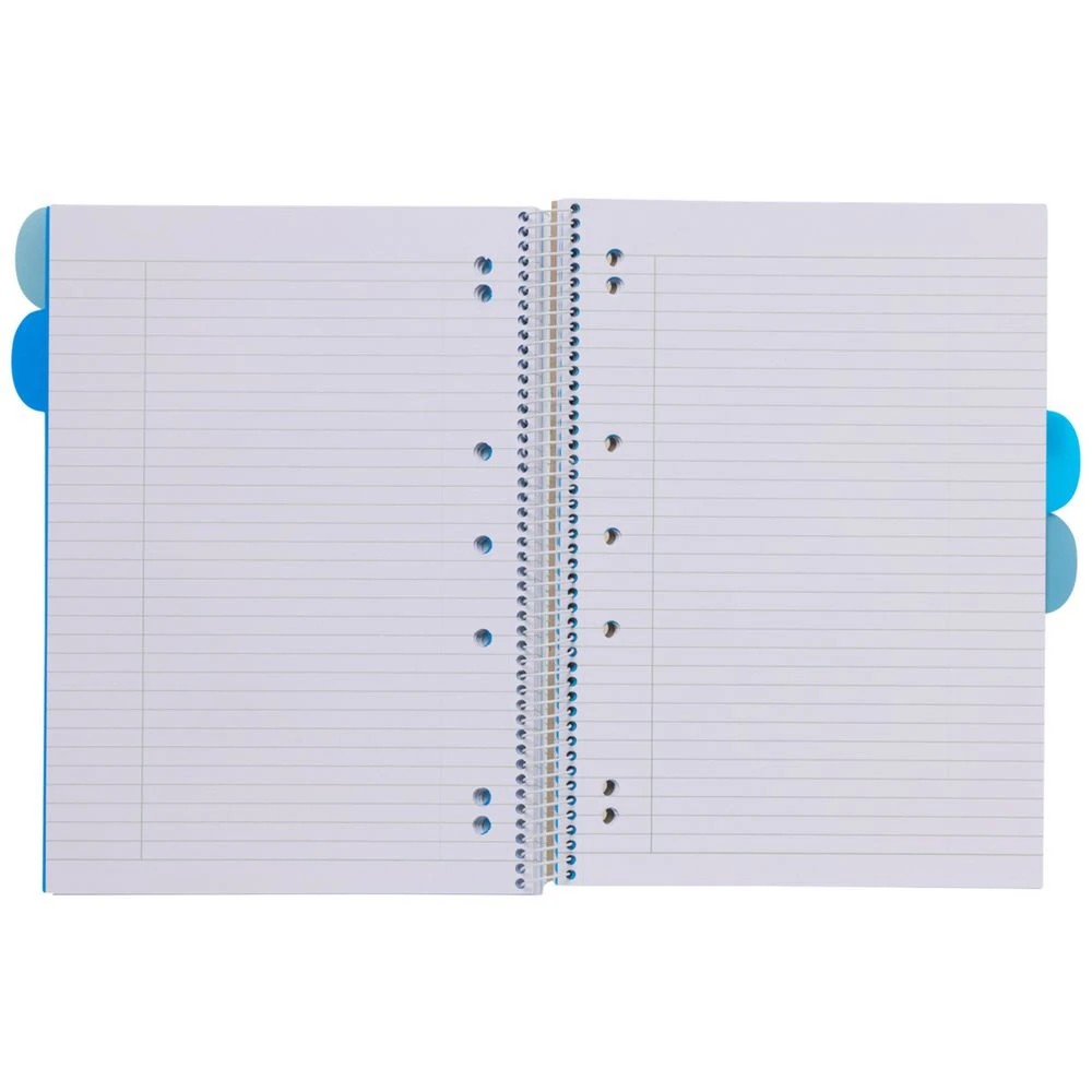 4 Otto A4 5 Subject Notebook 250 Page Blue, 4 of 5