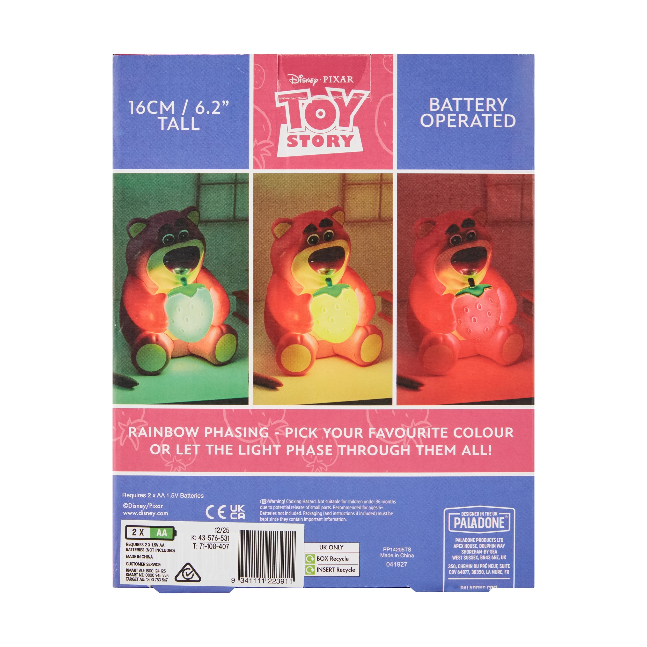 8 Disney Pixar Toy Story Lotso GloBuddies Colour Change Light, 8 of 8