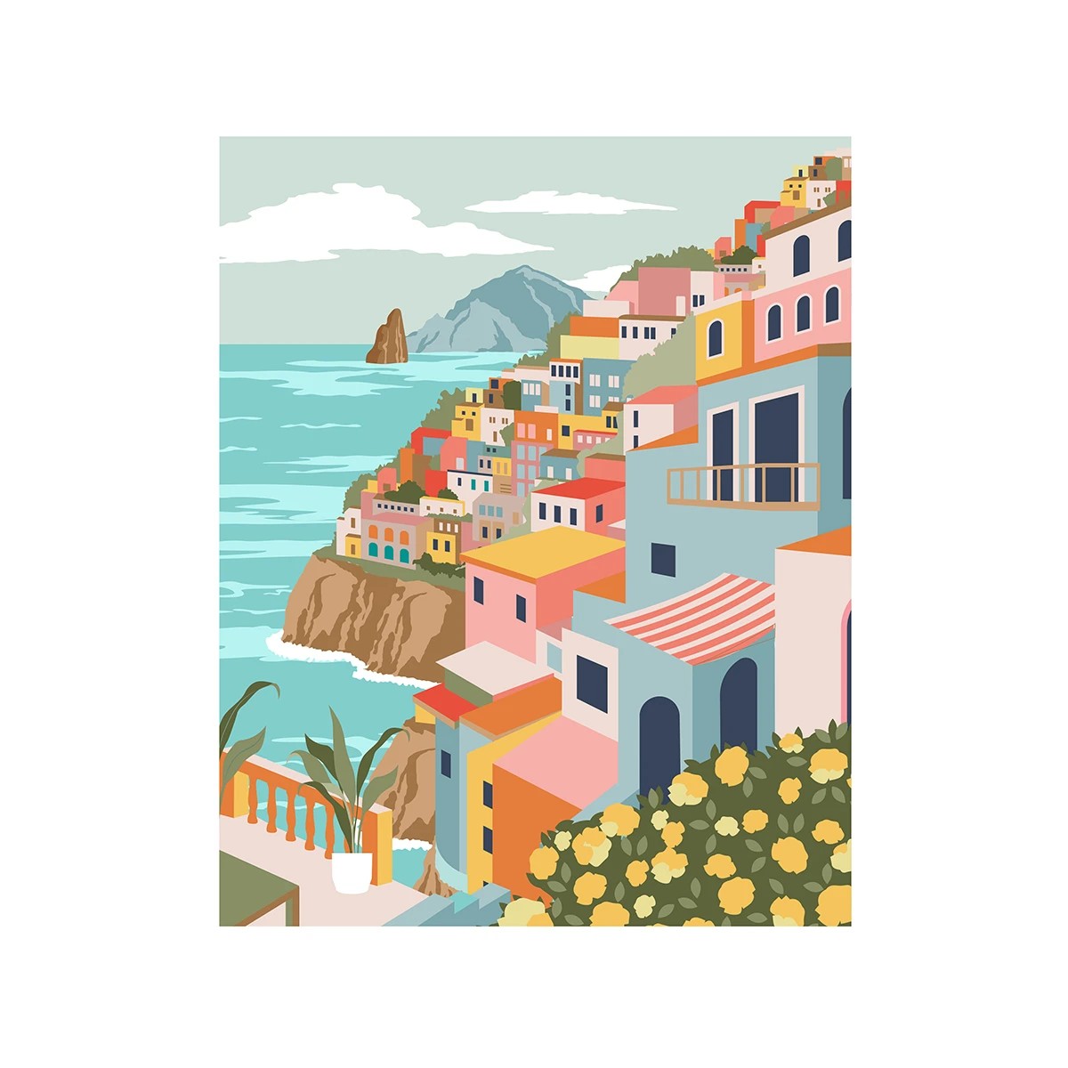 2 Paint By Numbers - Positano, 2 of 4
