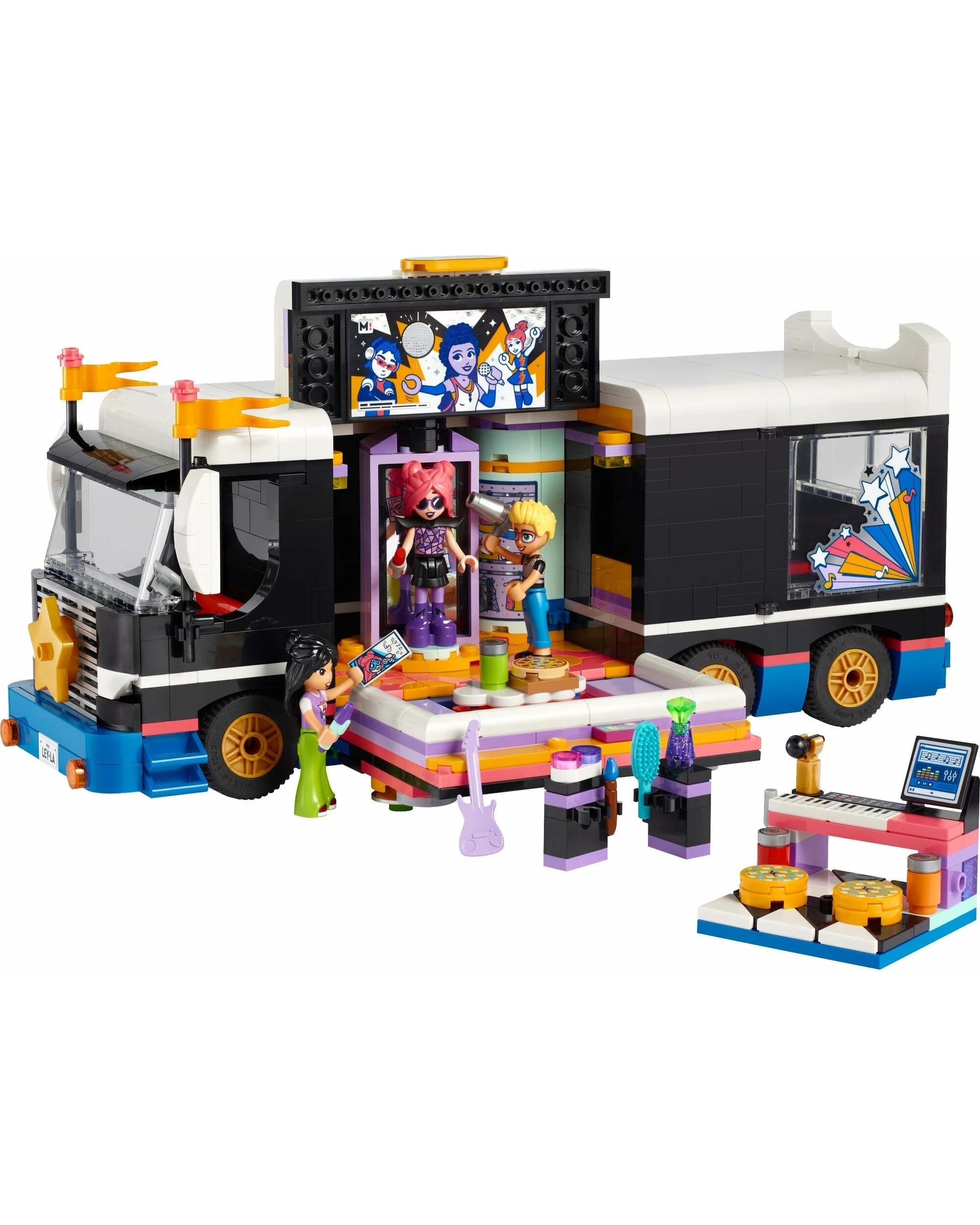 1 LEGO Friends Series 42619 Pop Star Music Tour Bus, 1 of 5