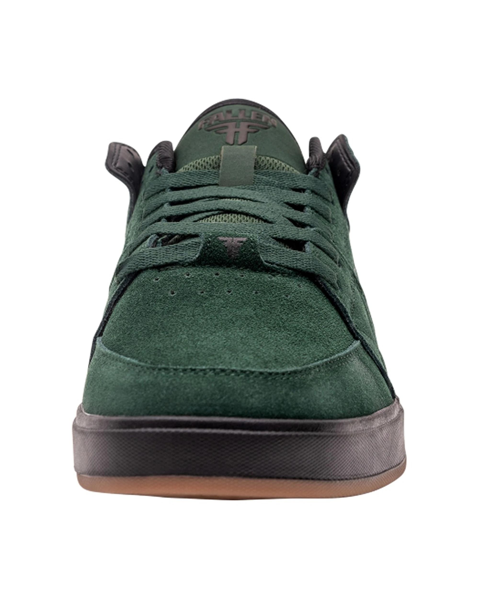 4 Fallen Footwear Trooper Skate Men's Shoe Cupsole Suede Sneakers FOREST GREEN/BLACK, 4 of 6