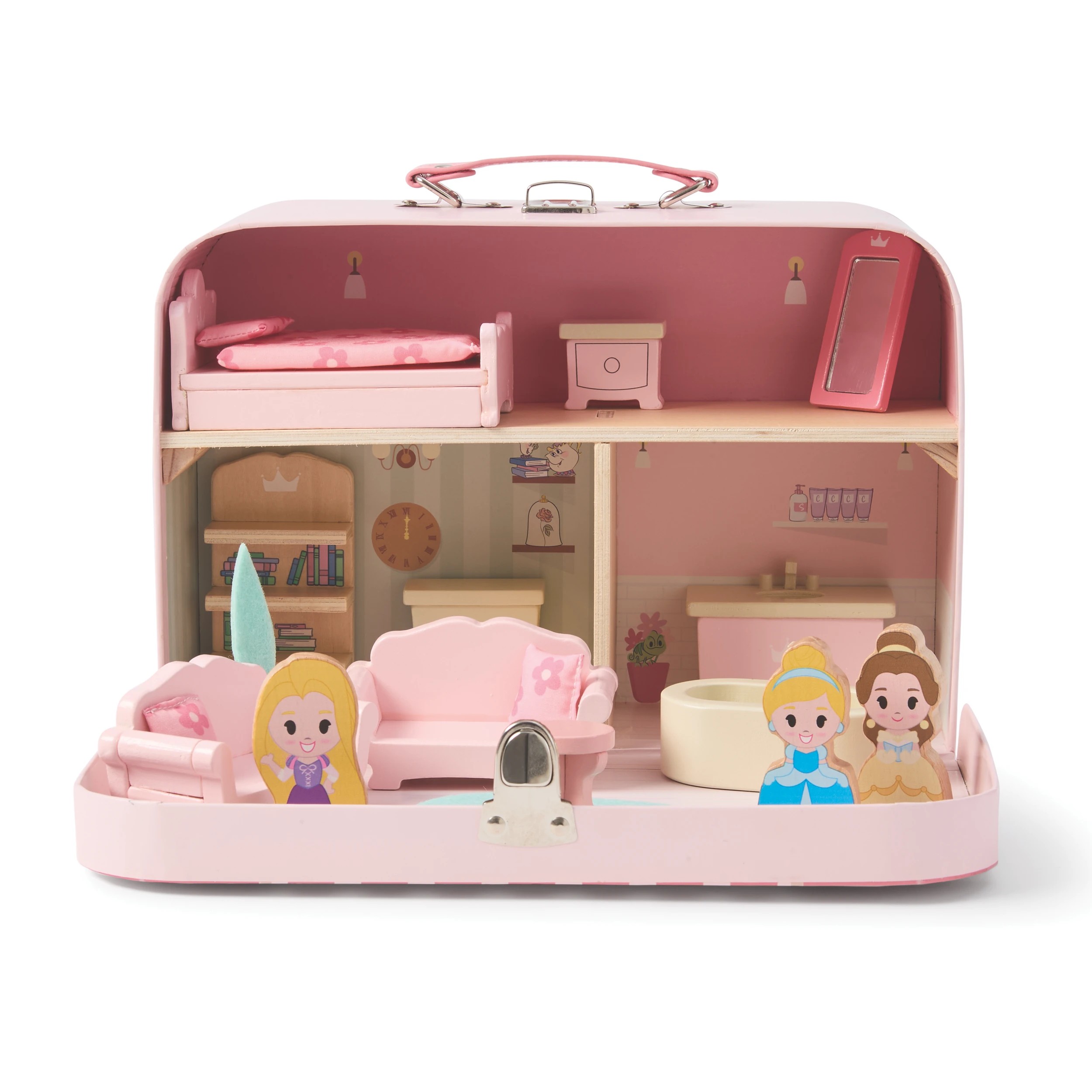 2 Disney Princess Suitcase Dollhouse Playset, 2 of 10