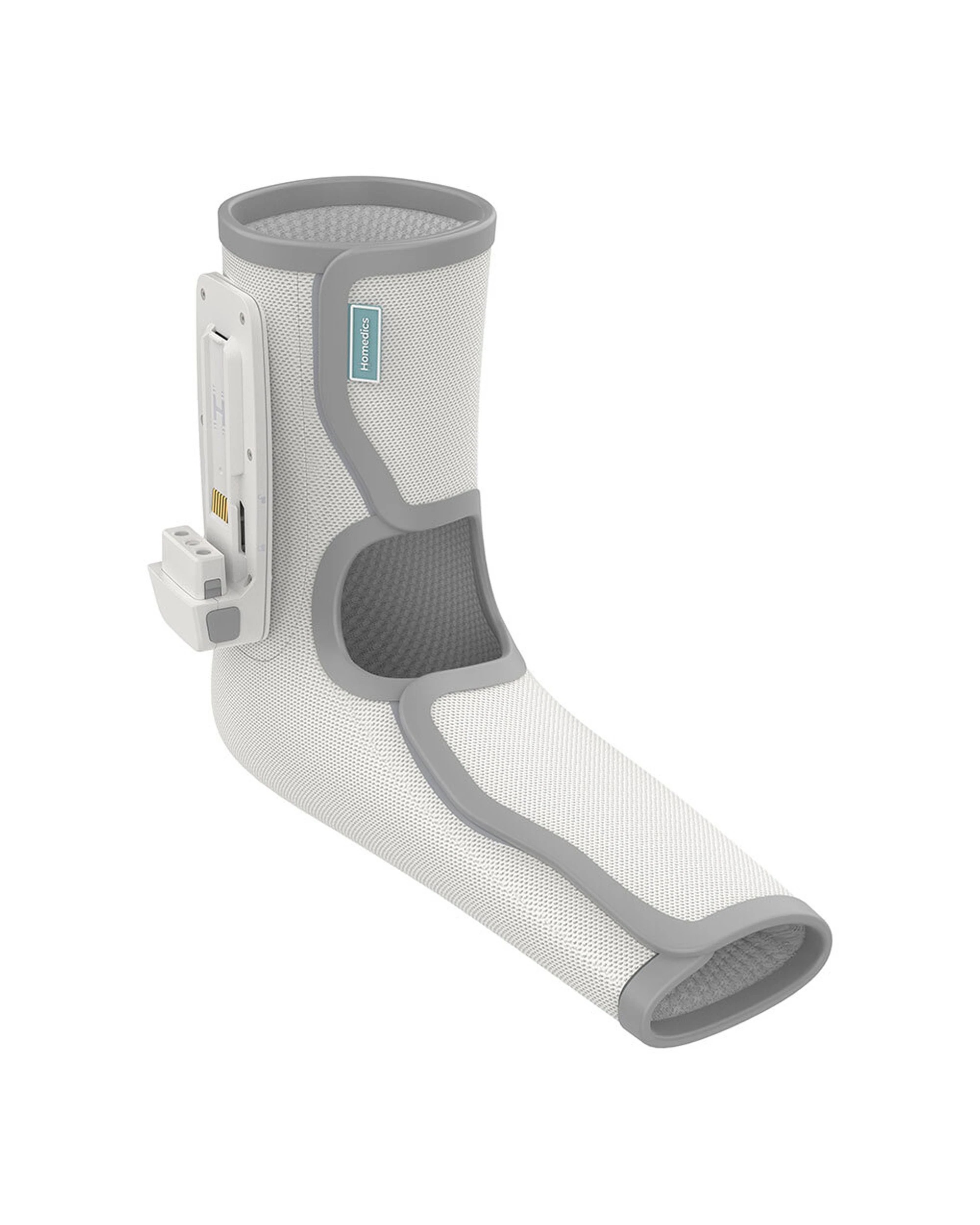 2 Homedics Modulair Foot Compression Wrap Soothing Sleeve & Controller For Recovery - Grey, 2 of 3