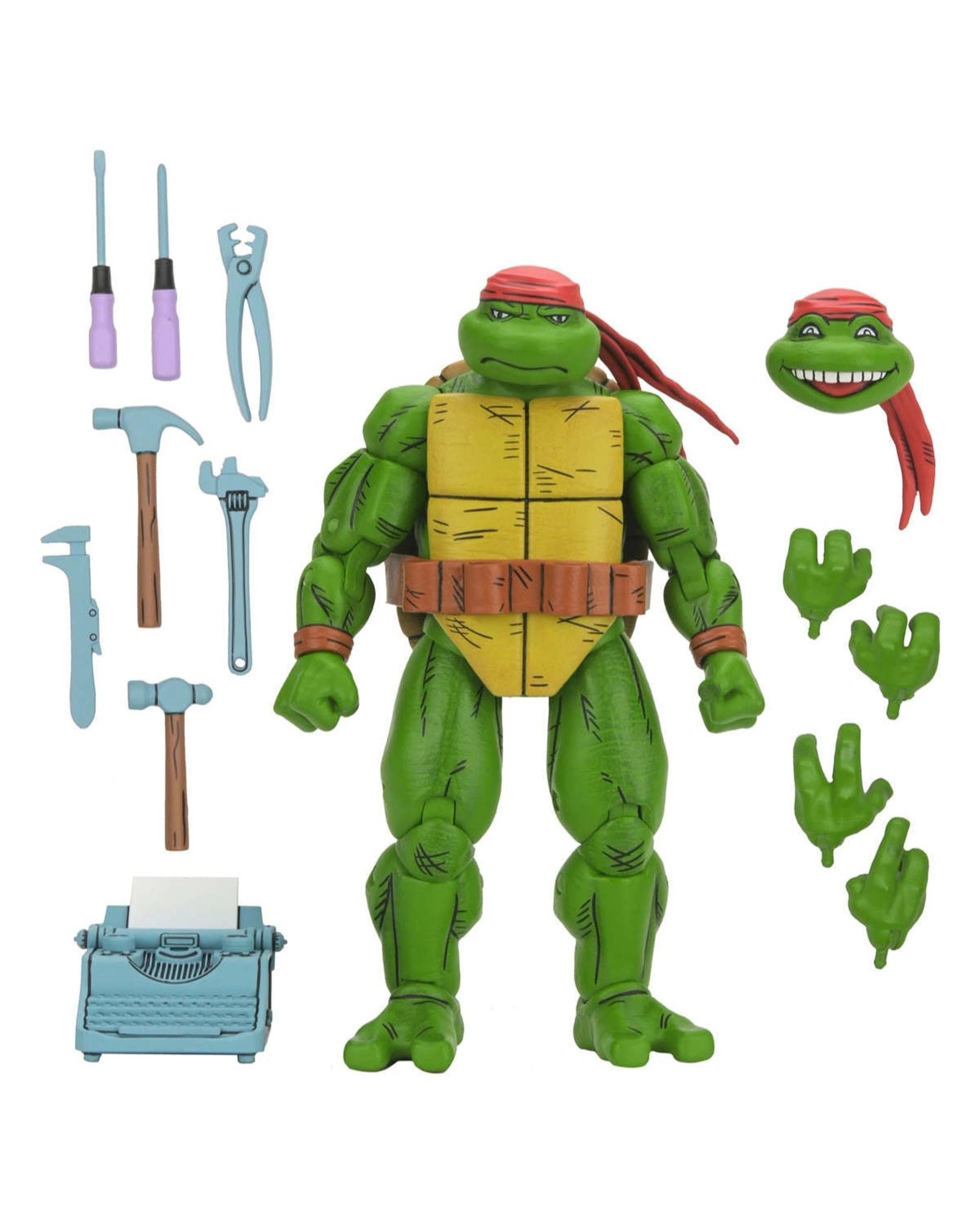 2 NECA Teenage Mutant Ninja Turtles Mirage Comics Handyman Donatello 7 inch Action Figure, 2 of 7