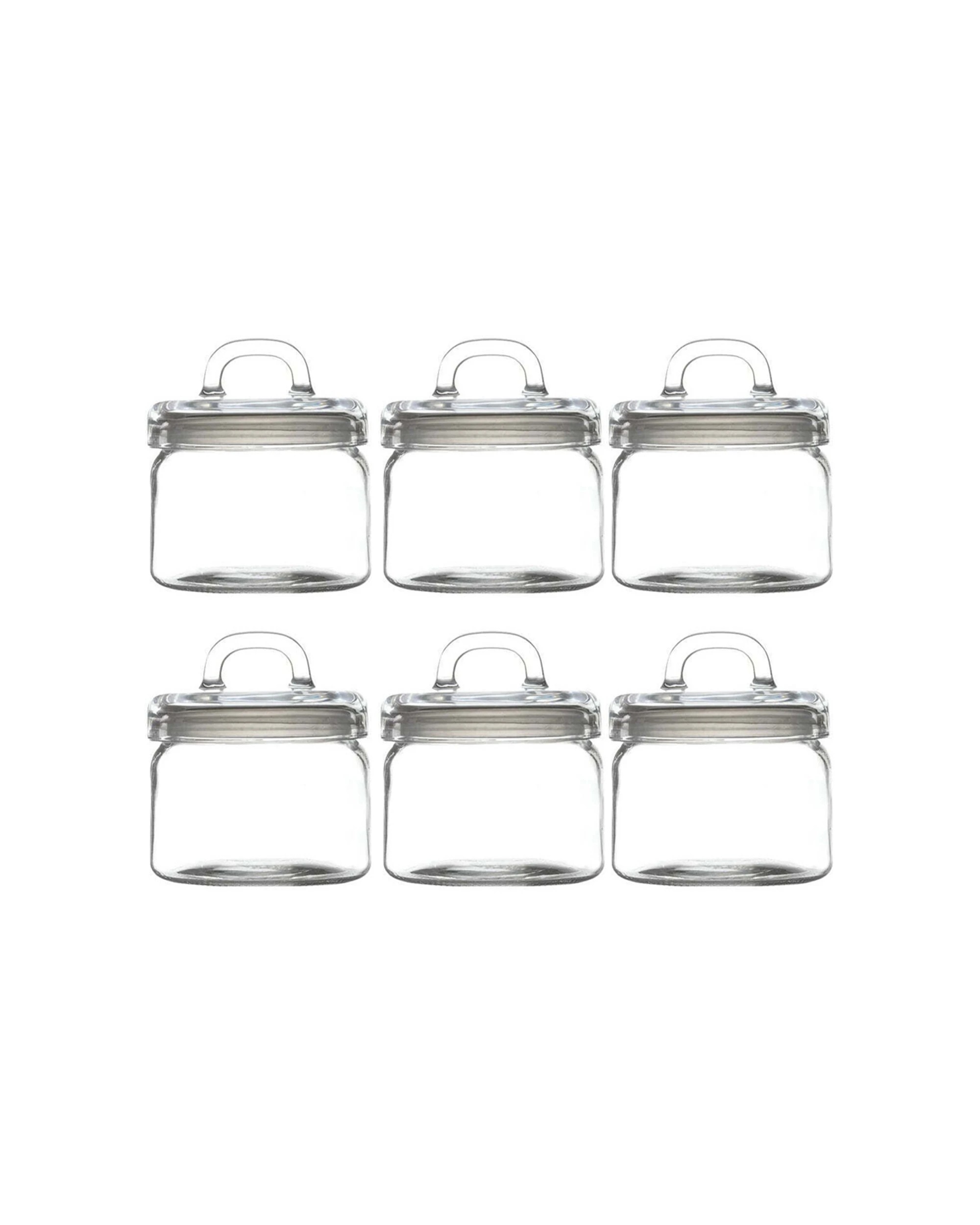 1 Maxwell & Williams 6 Piece 750ml Glass Refresh Canister Food Storage Set - Clear, 1 of 2