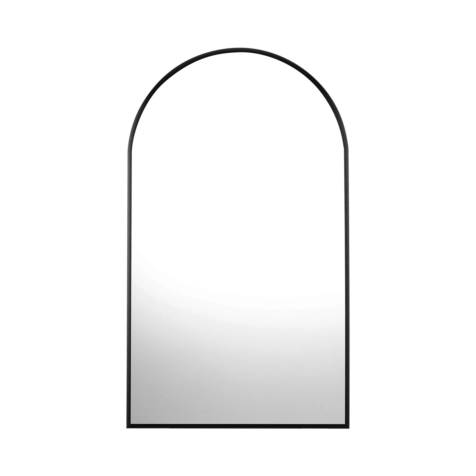 7 Oikiture Wall Mirrors 86x50cm Arched Makeup Mirror Office Home Decor
 - Black, 7 of 9