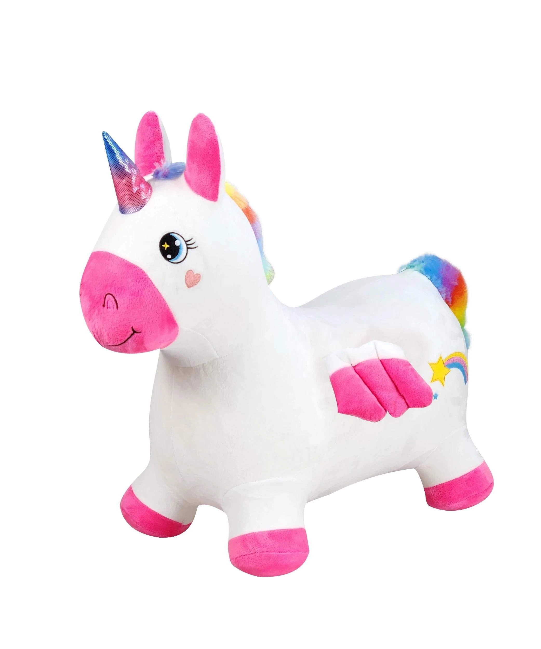 4 Plush Covered Animal Hopper - Assorted - Multi, 4 of 4