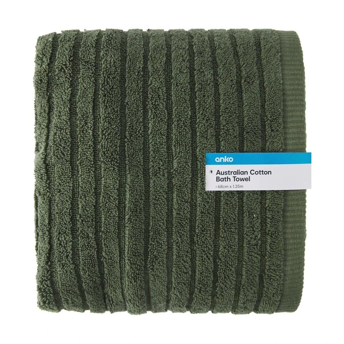 5 Australian Cotton Bath Towel - Green, 5 of 6