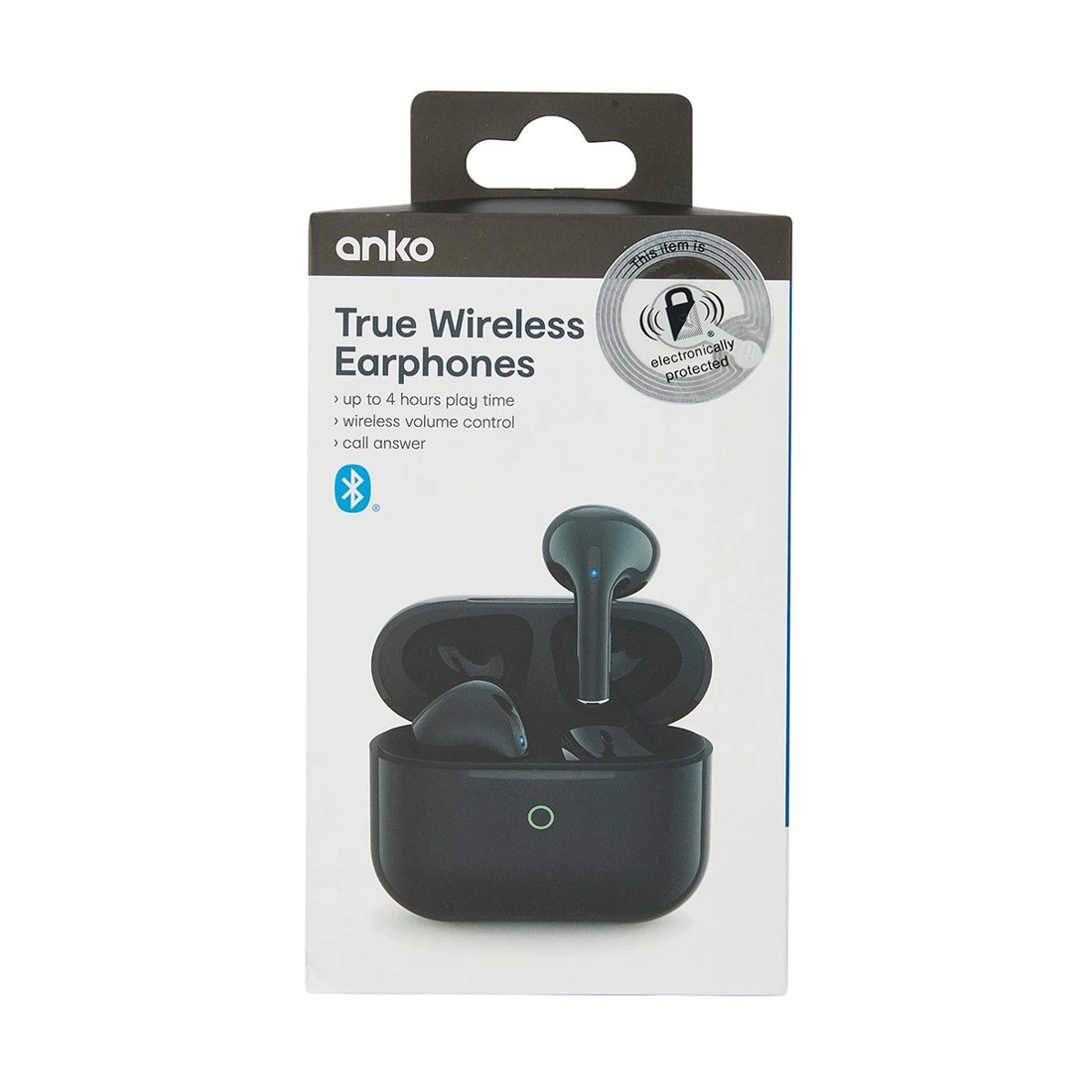 6 True Wireless Stem Earphones - Black, 6 of 7