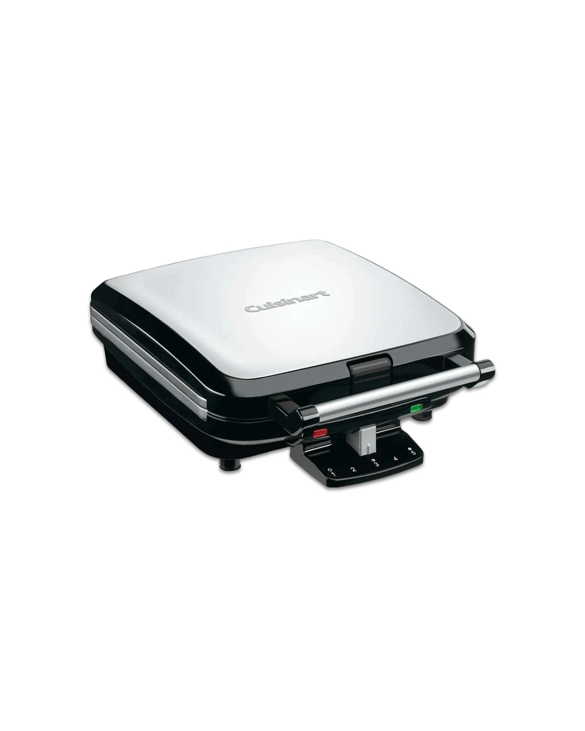 1 Cuisinart Electric Waffle Maker Brushed Stainless Steel 240V - Black, 1 of 4