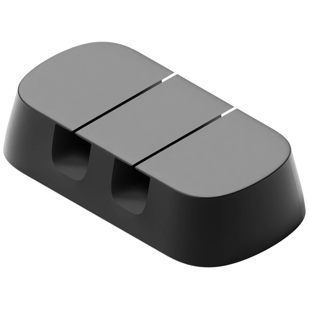 3 Cygnett Tangle Tamer 2 Slot Cable Organser 4 Pack Black, 3 of 7