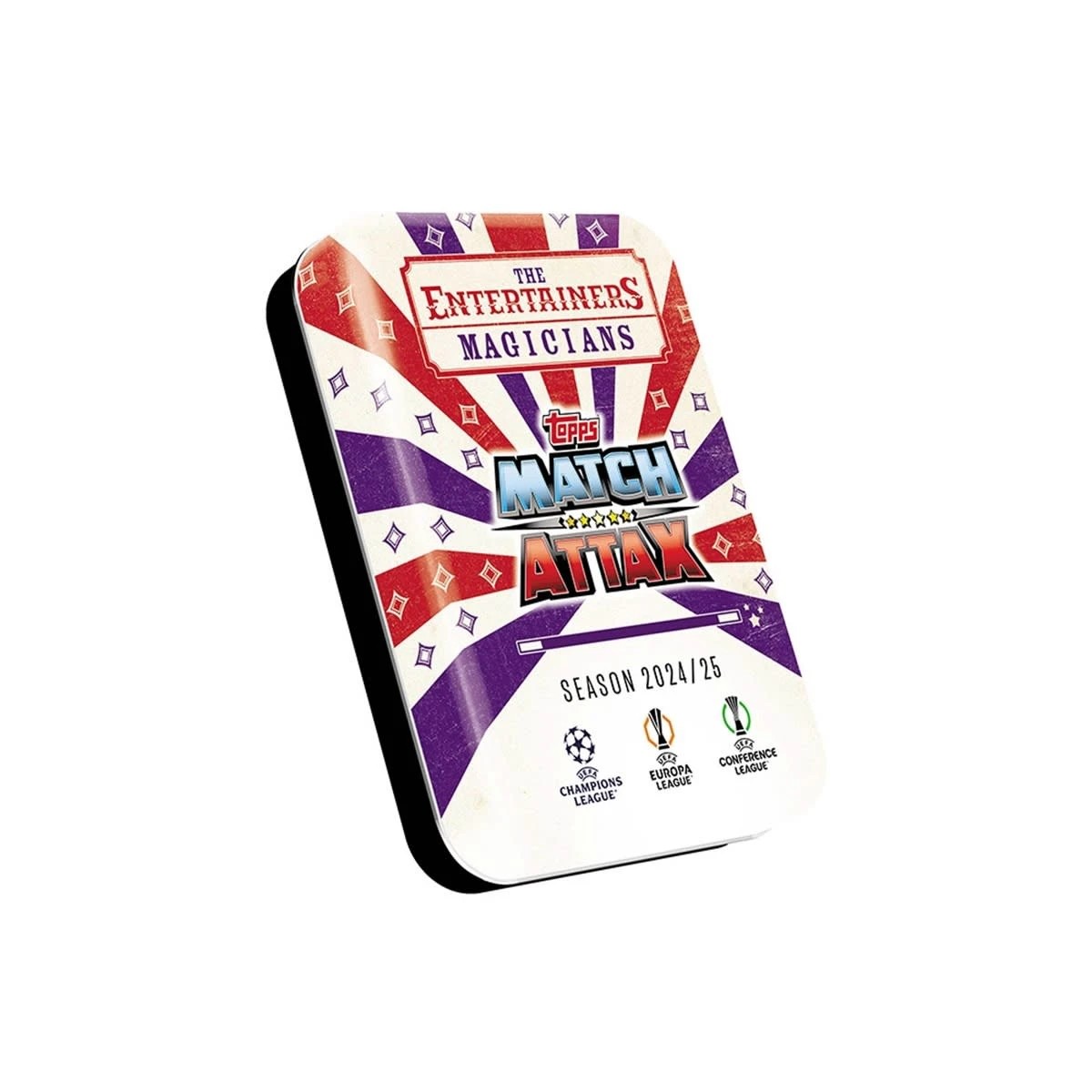 6 Topps Match Attax UEFA League Season 2024/2025 Booster Tin Set - Assorted, 6 of 10