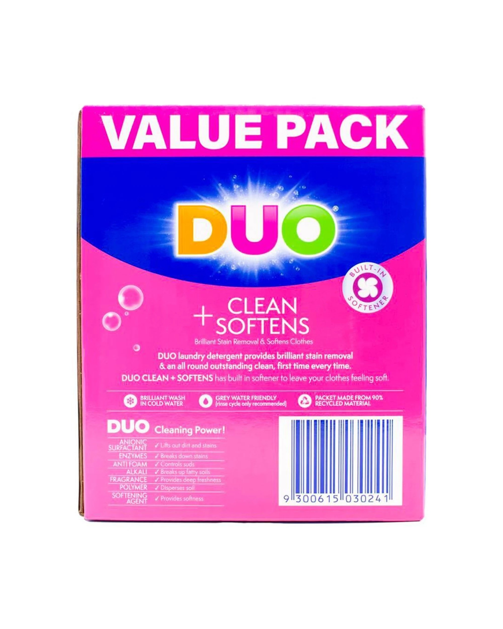 4 Duo 2PK Laundry Powder 5kg Wild Lily and Jasmine Cleans Softens Top Loader - Multi, 4 of 5