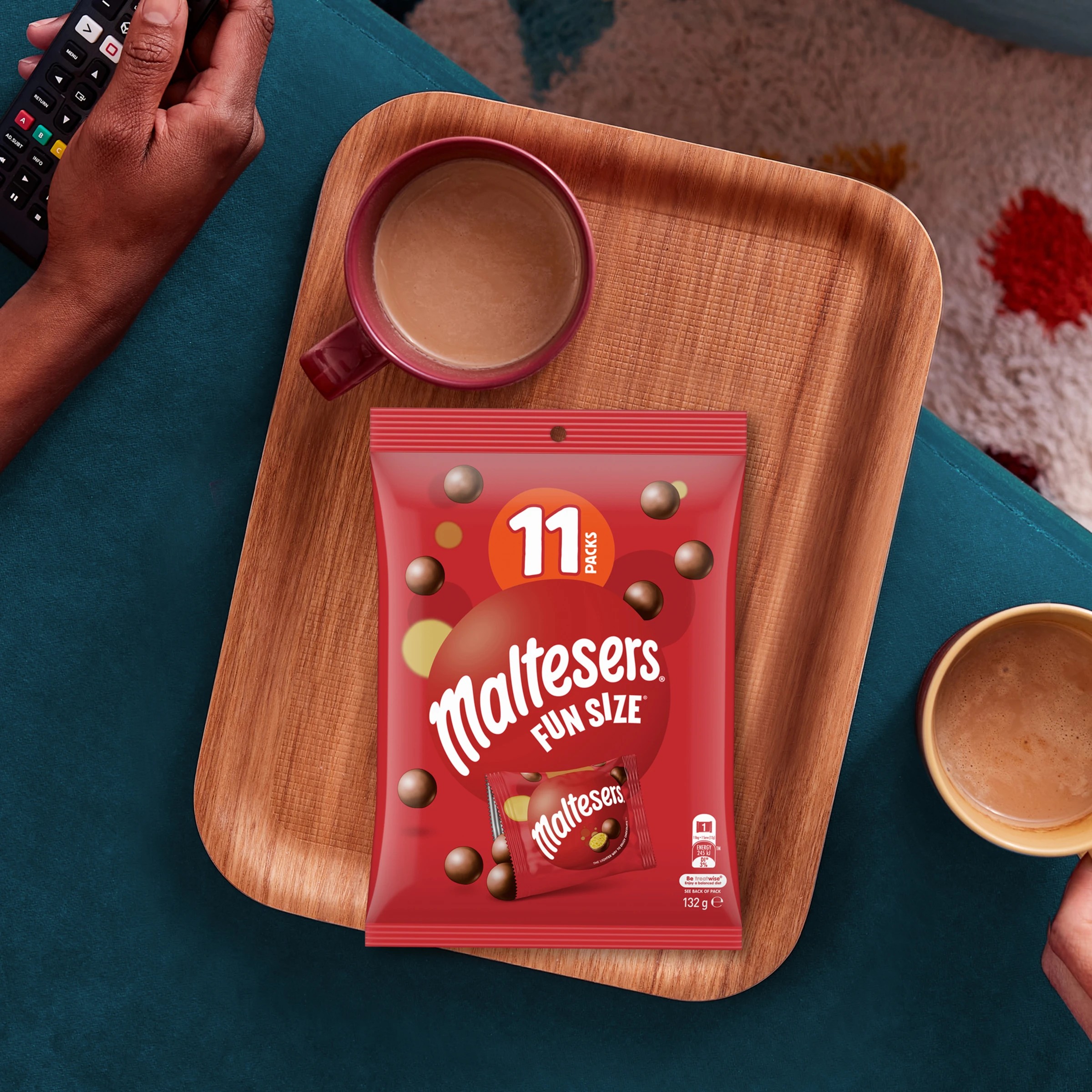 4 Maltesers 11 Piece Milk Chocolate Fun Size Share Pack 132g, 4 of 5