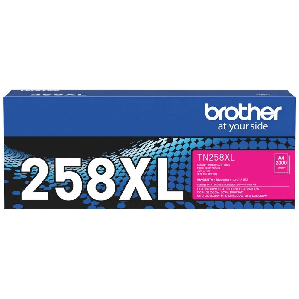 1 Brother TN258XLM Toner Cartridge Magenta, 1 of 1
