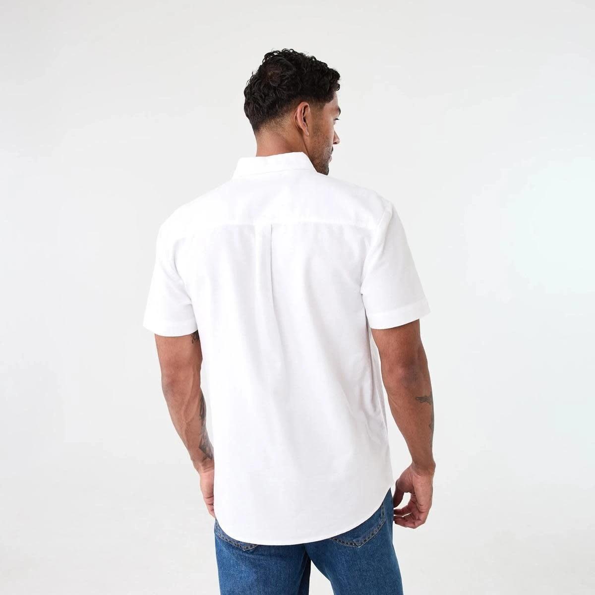 5 Short Sleeve Oxford Shirt WHITE, 5 of 6