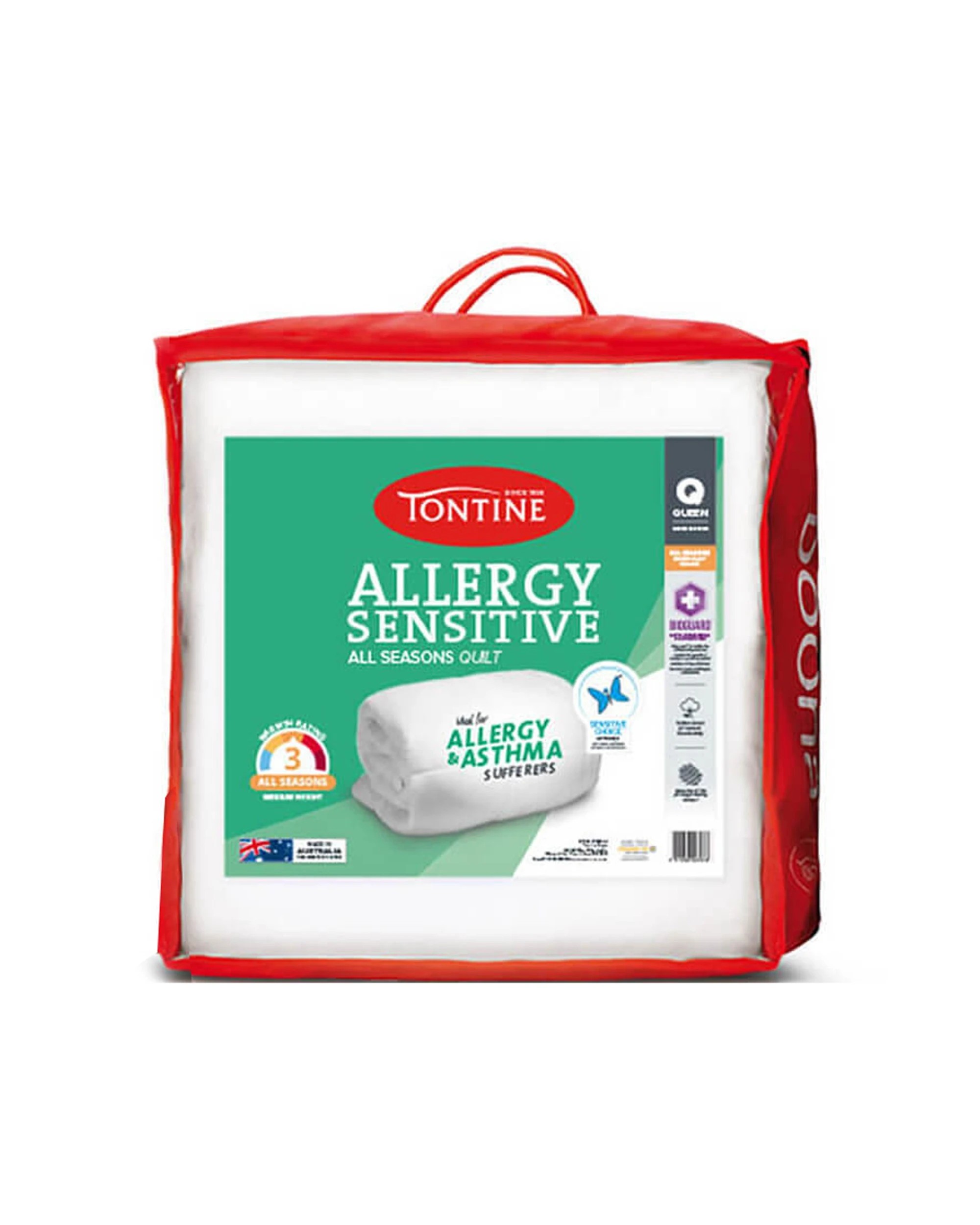 1 Tontine Allergy Sensitive All Seasons Quilt King Bed Cotton Cover Machine Washable
 - King Bed
 - White, 1 of 4