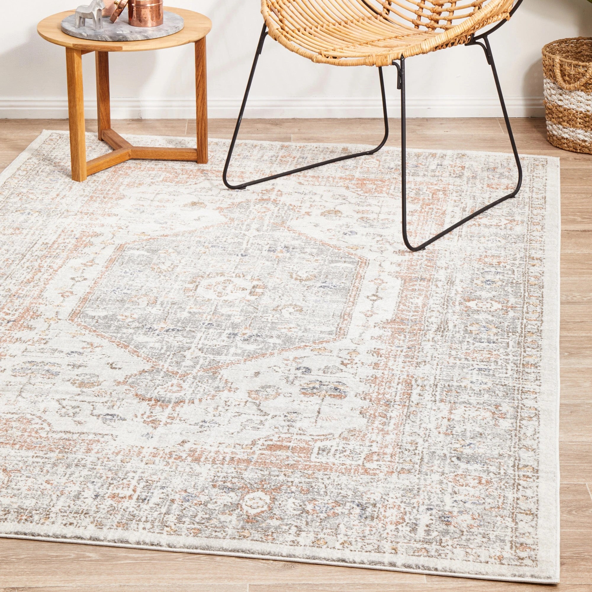 3 Common Ground Rugs Elite Lorissa 330x240cm - Extra Large Floor Rug - White, 3 of 9