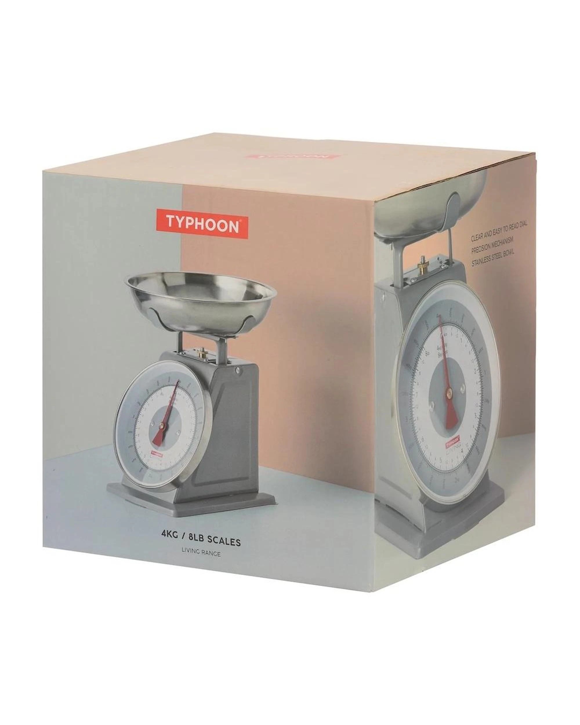 3 Typhoon Living Kitchen Scales 4kg  Grey, 3 of 3