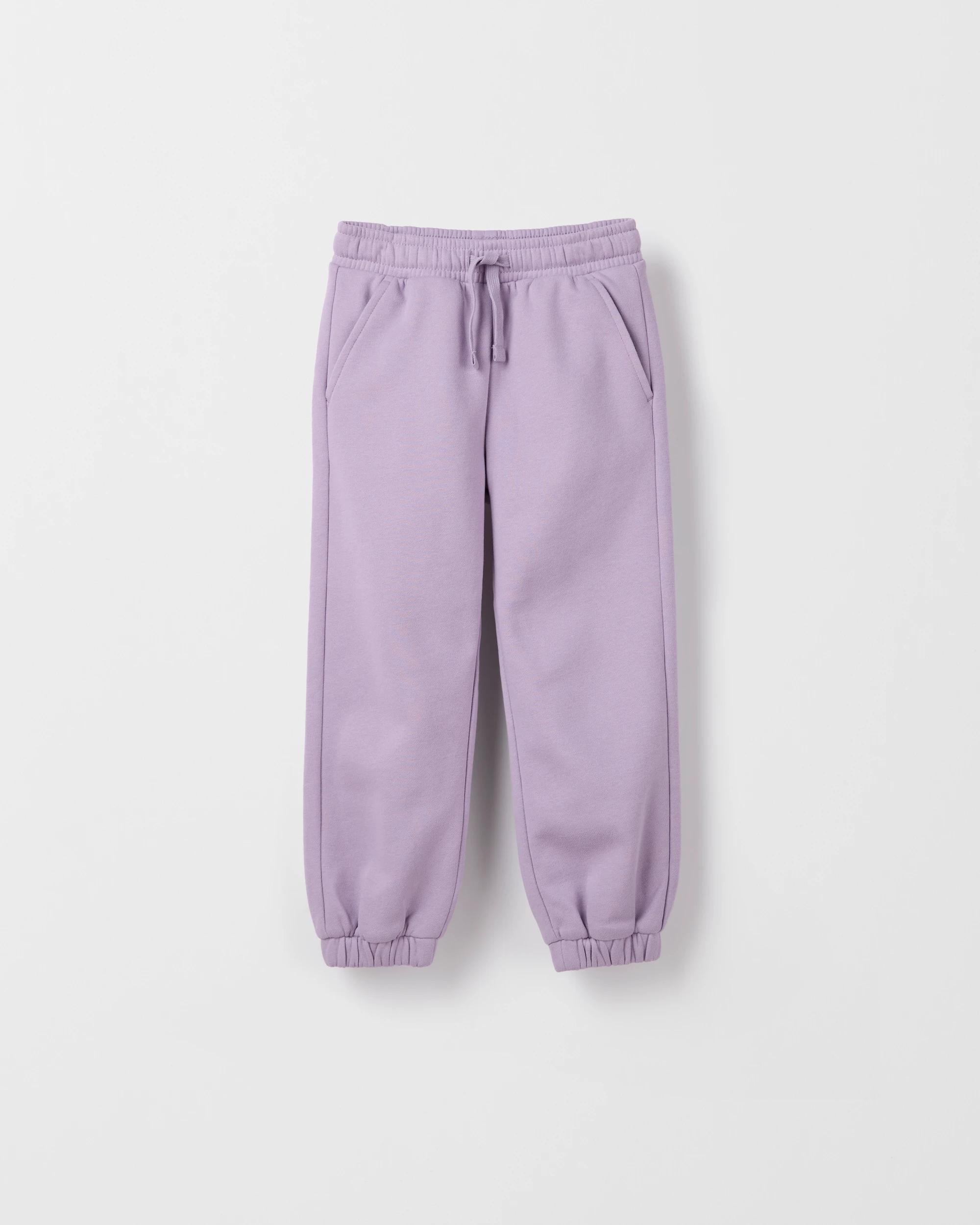 5 Target Kids Australian Cotton Blend Core Trackpants PURPLE, 5 of 6