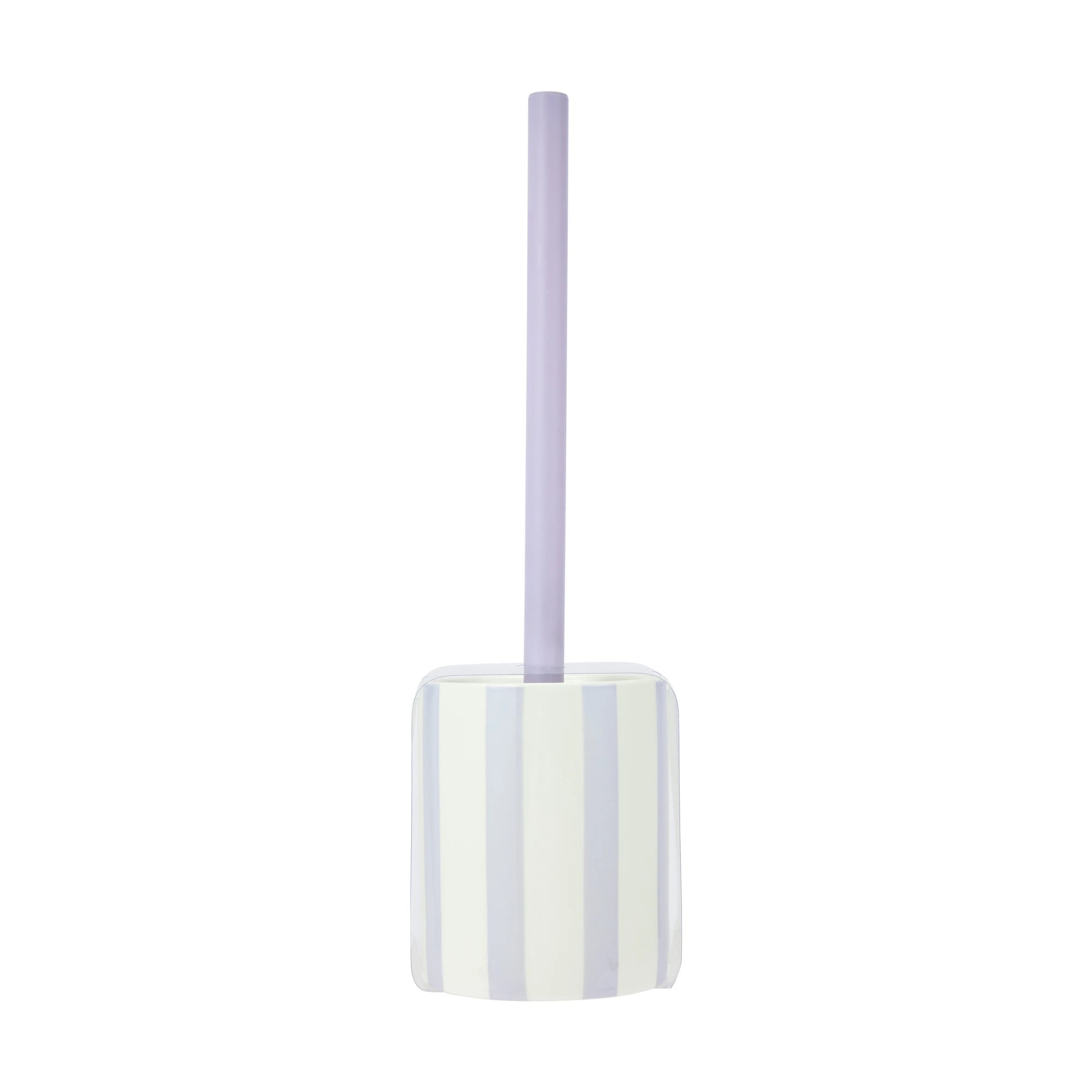 6 Stripe Toilet Brush - Lilac, 6 of 6
