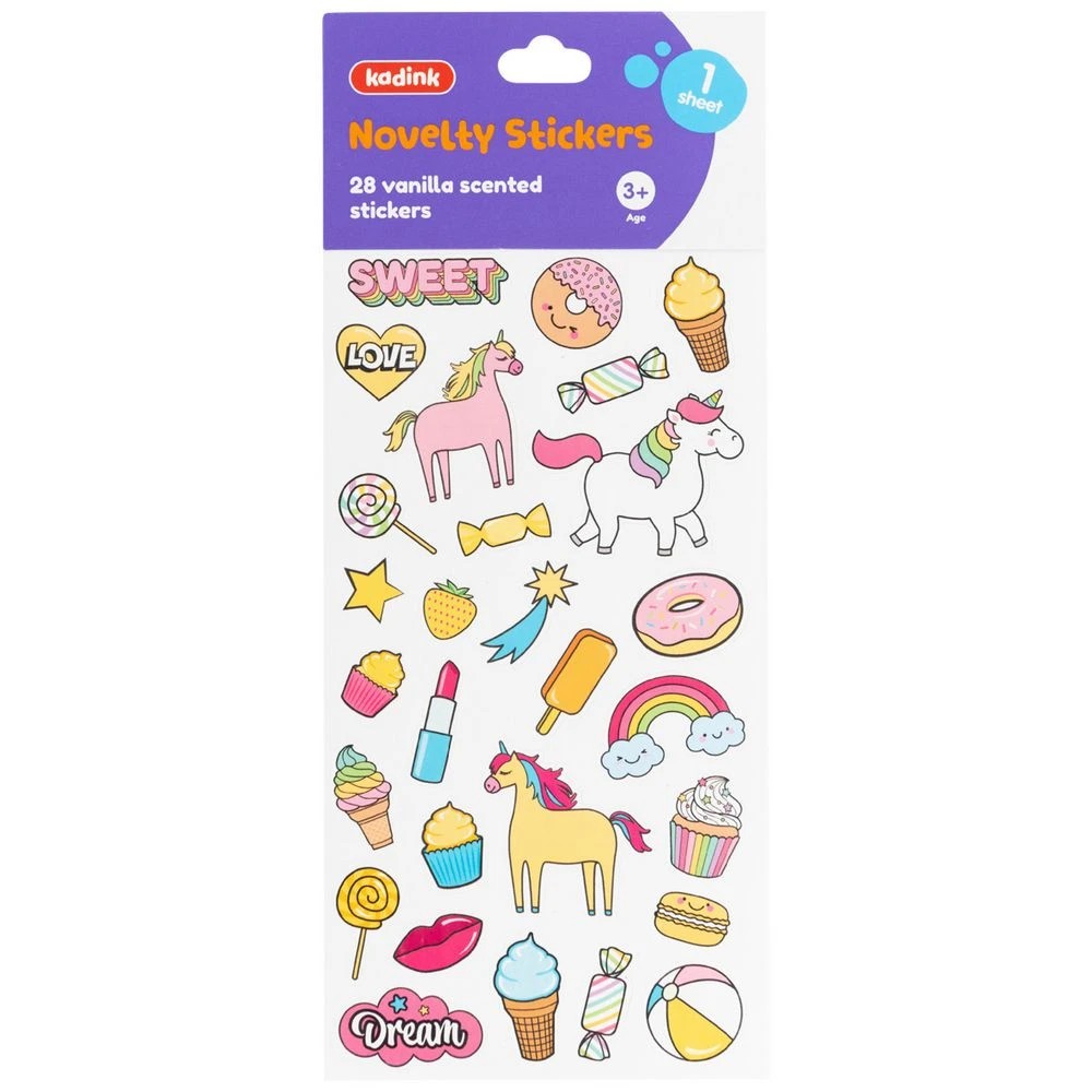 1 Kadink Scented Sticker Sheet Vanilla, 1 of 1