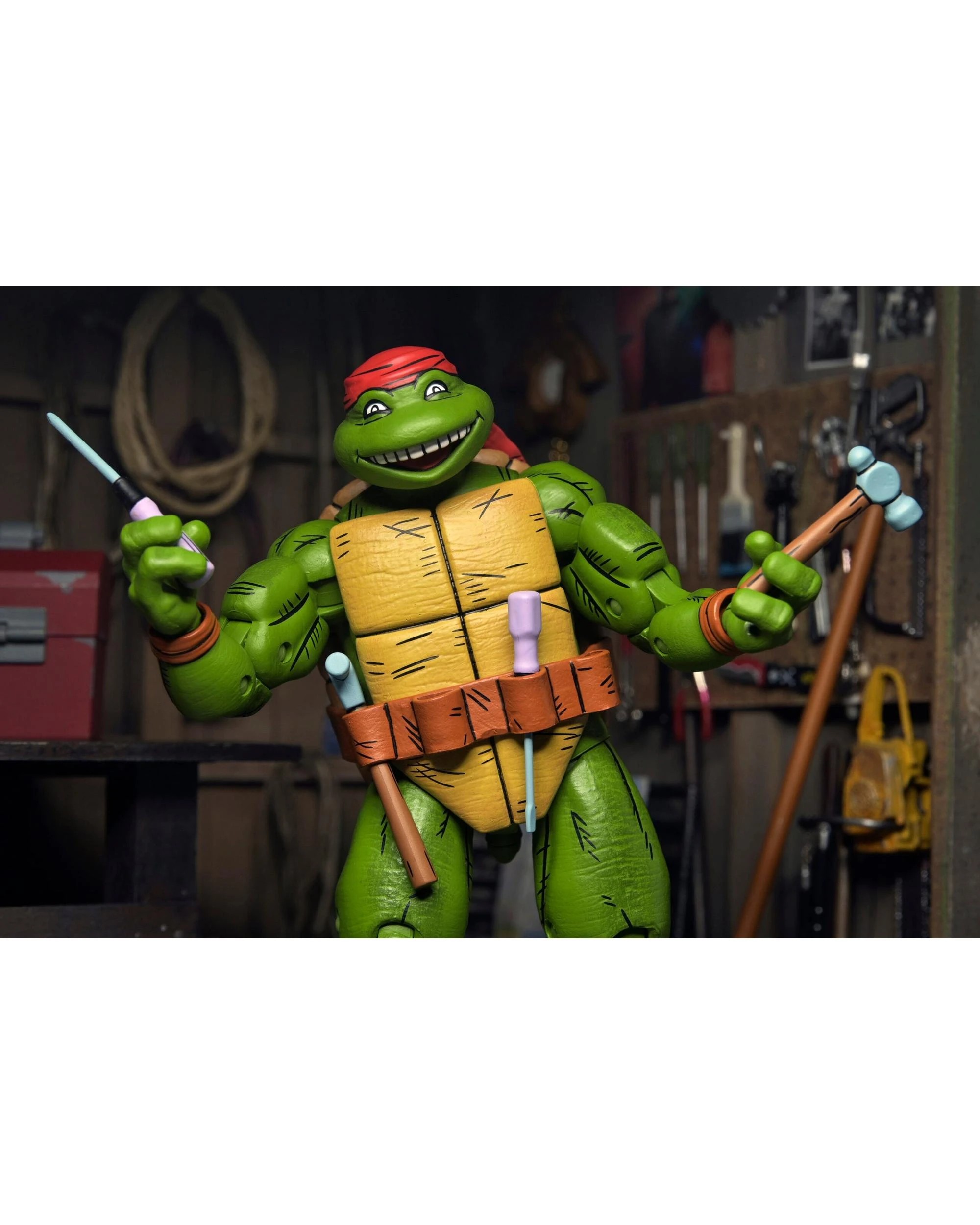 5 NECA Teenage Mutant Ninja Turtles Mirage Comics Handyman Donatello 7 inch Action Figure, 5 of 7