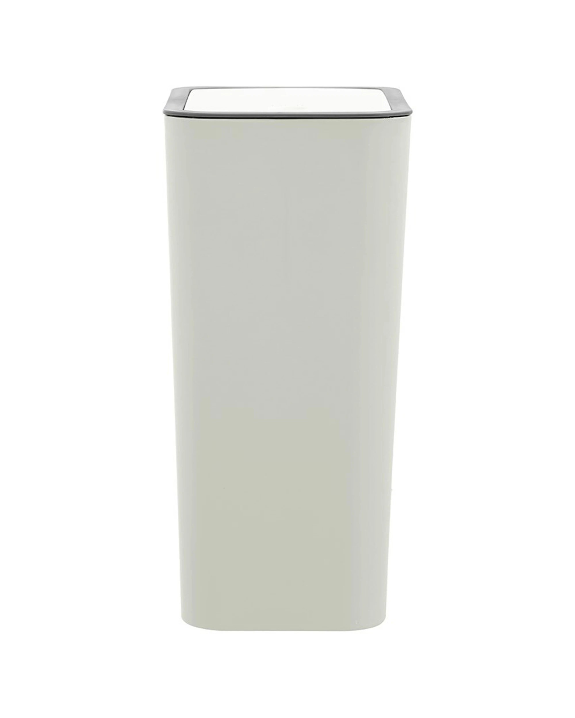 3 Boxsweden Touch Top Rubbish Bin Rectangle 10L - White, 3 of 7