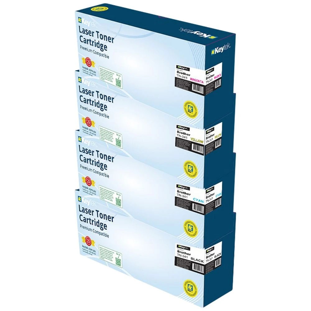 1 Keytek Brother Toner TN341 4 Pack, 1 of 1