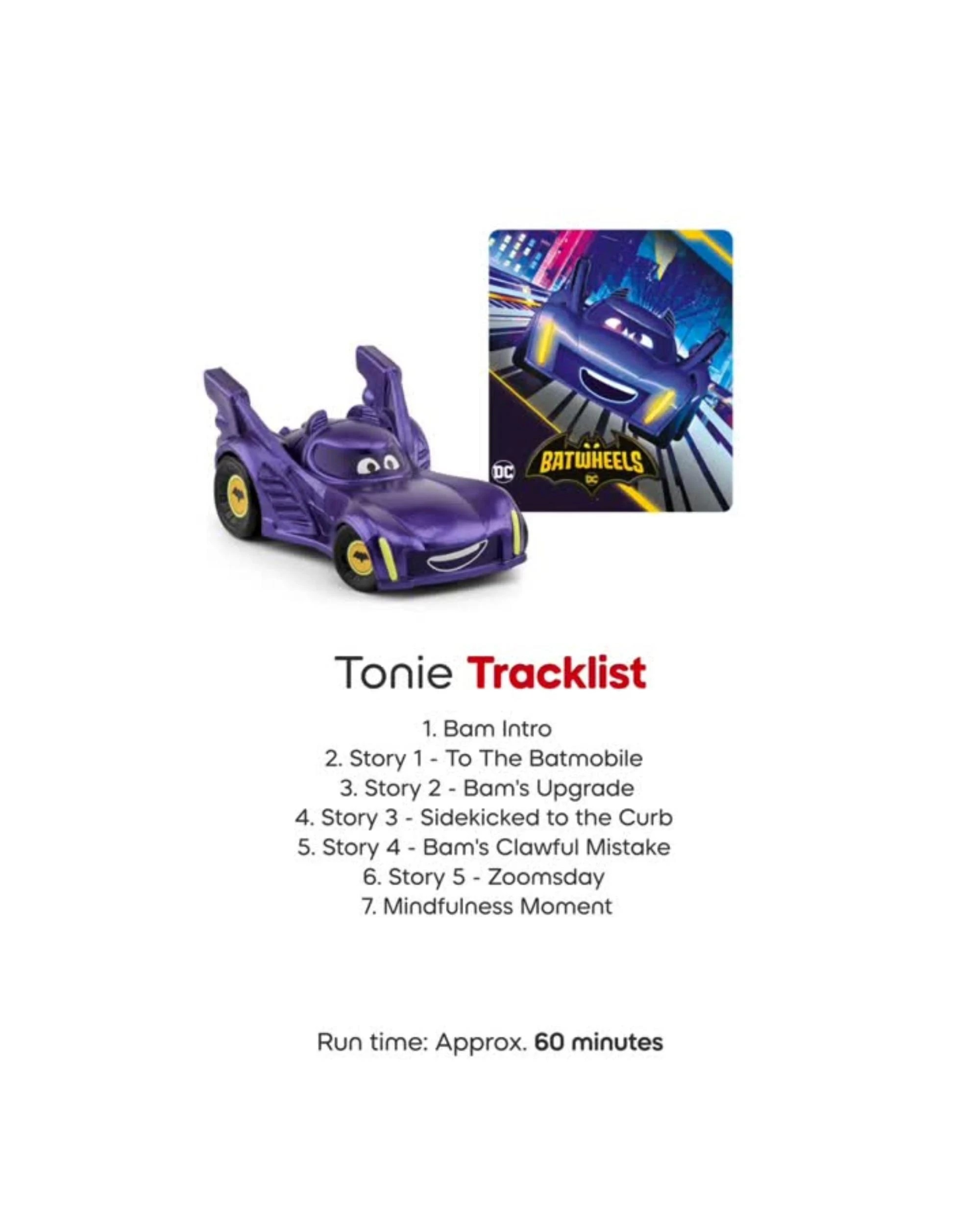 5 Batwheels - BatCar Tonies Audio Character - Multi, 5 of 6
