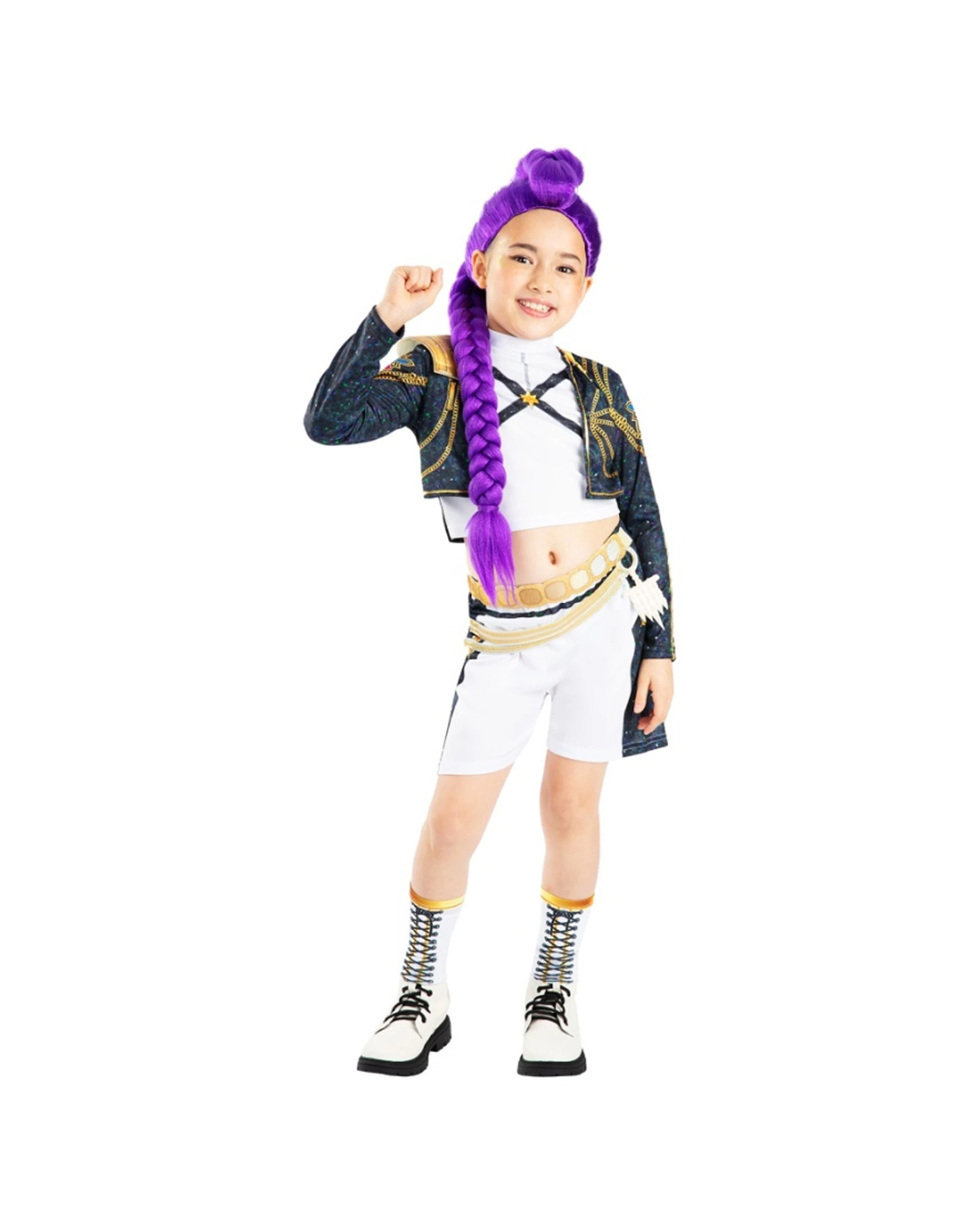 1 Rubies K-Pop Demon Hunters Rumi Deluxe Costume Child Size M - Multi, 1 of 3