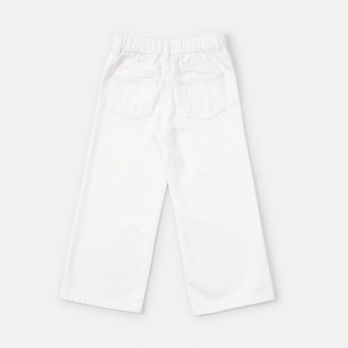 8 Wide Leg Denim Jeans Prtn White, 8 of 8