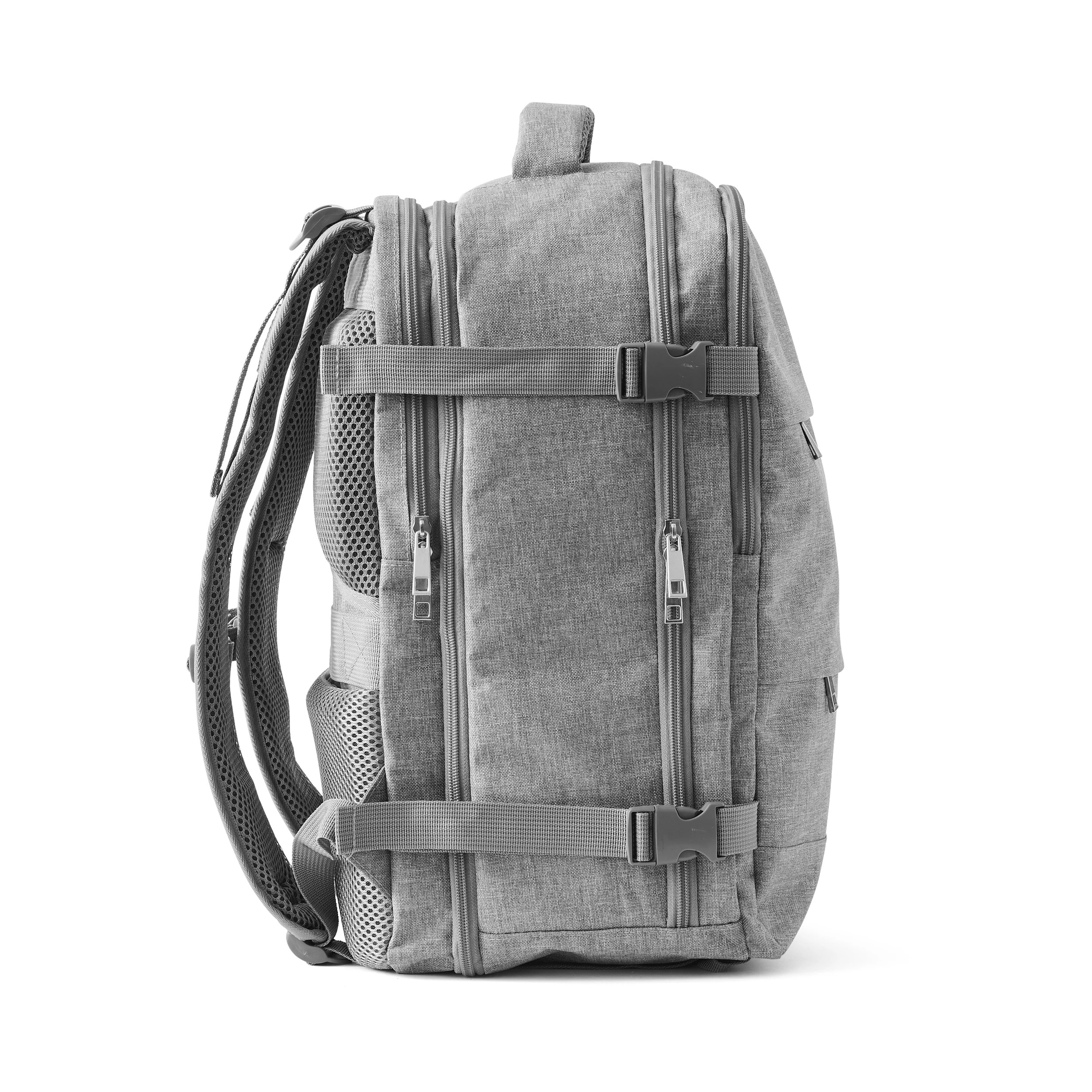 4 Expandable Travel Backpack - Grey Marle, 4 of 10
