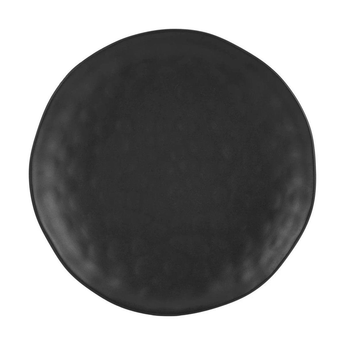 4 Black Hammered Dinner Plate, 4 of 6