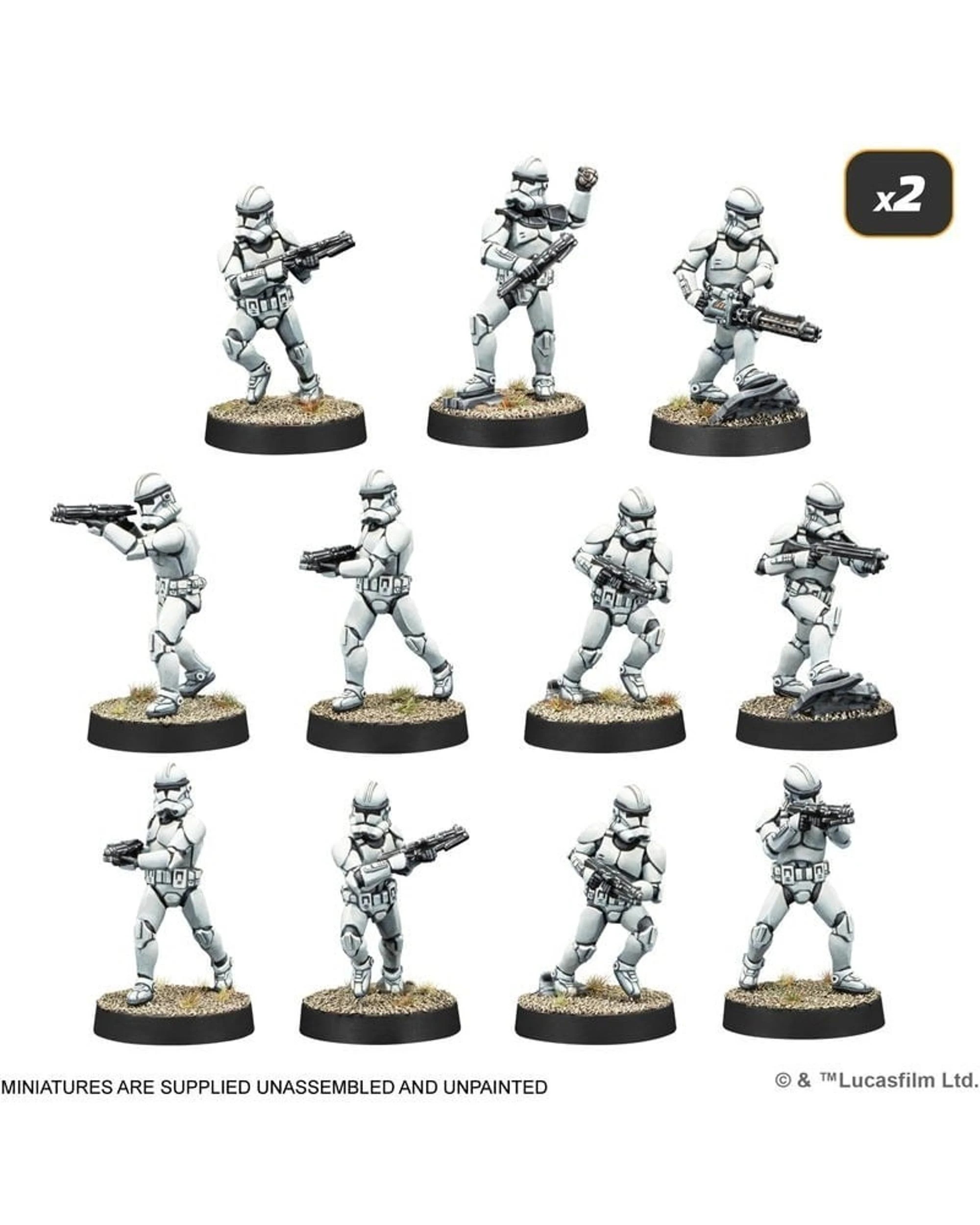5 Star Wars: Legion Galactic Republic Starter Set, 5 of 6