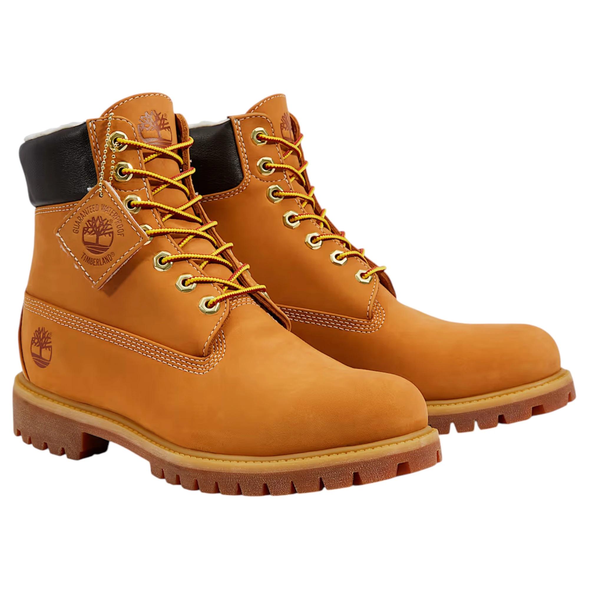 4 Timberland Mens 6-Inch Premium Waterproof Winter Warm-Lined Wide Boot WHEAT, 4 of 7
